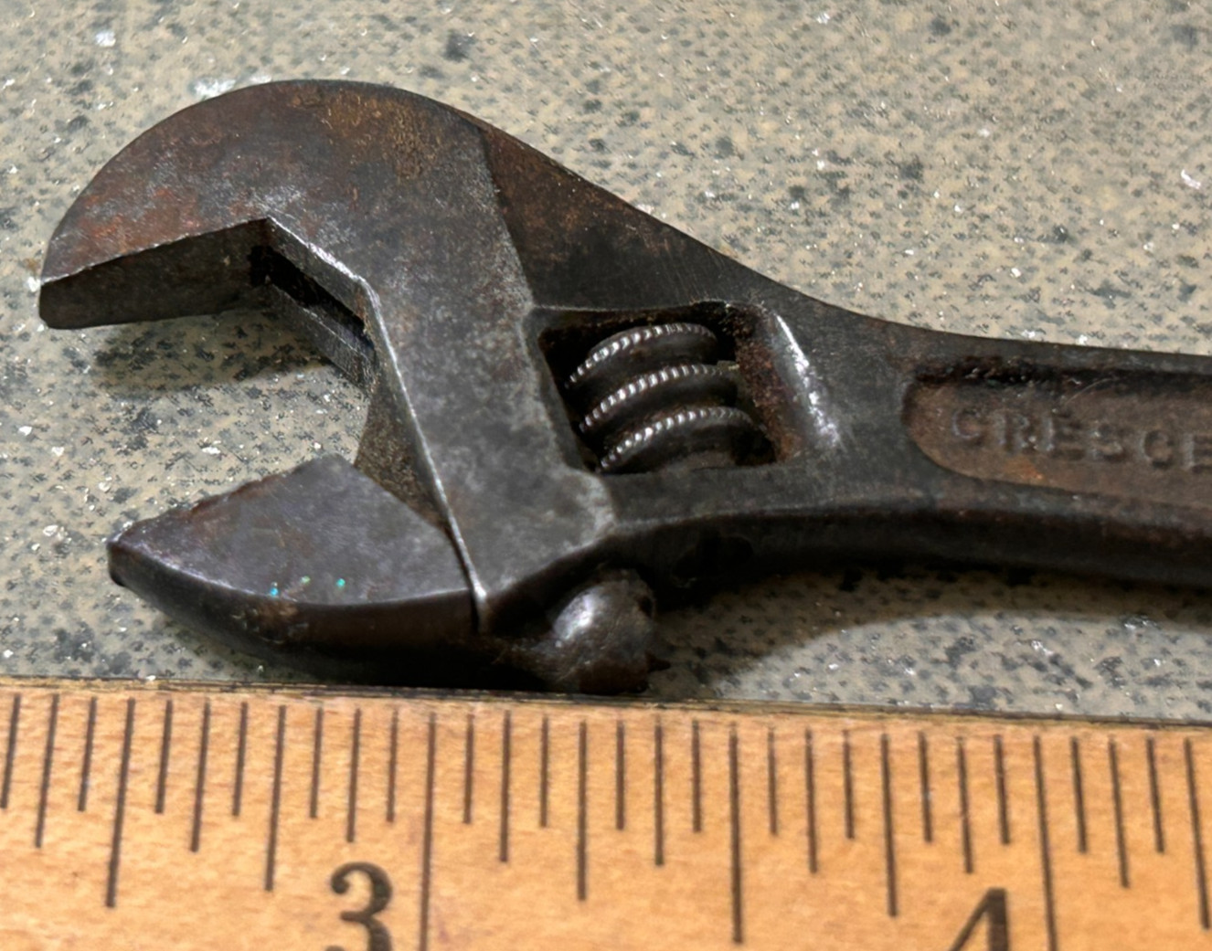 VINTAGE 4″ CRESCENT TOOL CO JAMESTOWN NEW YORK DROP FORGED ADJUSTABLE WRENCH