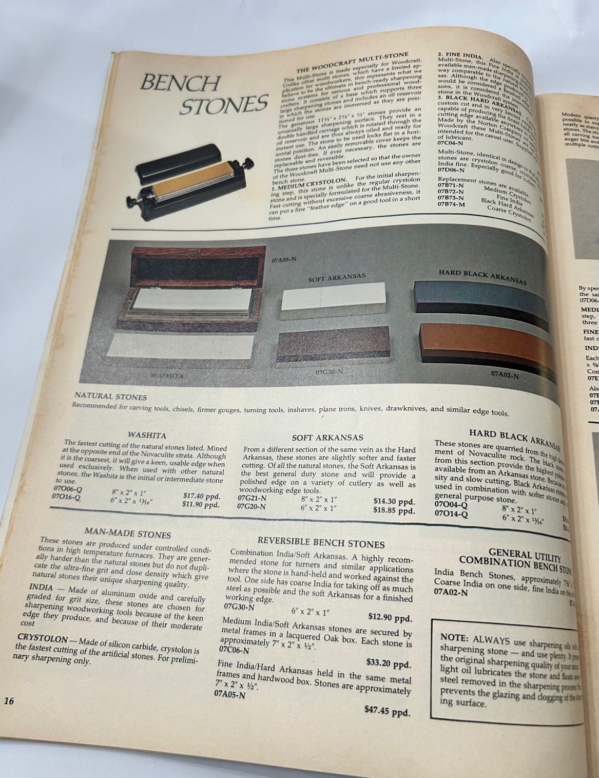 Woodcraft Supply Corp 1976 Catalog Woodworking Tools Woburn MA