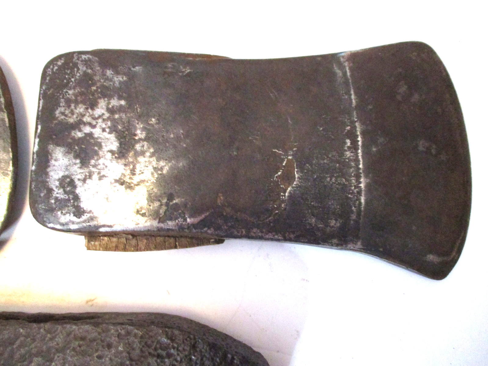 3 VINTAGE AXE AX HEADS DOUBLE SINGLE BIT ~ TOOLS CAMP COLLECT SHOP AXE HANDLE ~