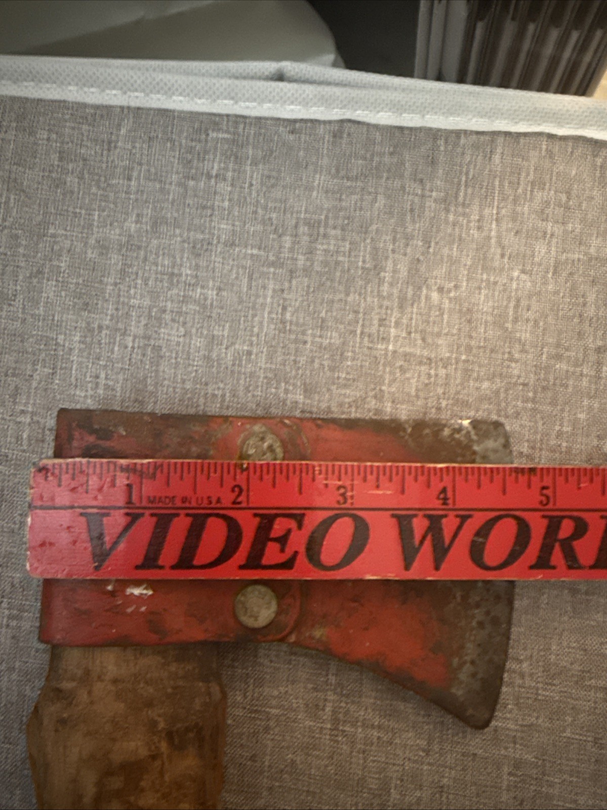 VINTAGE AMES 11-725 SPORT AXE 12″ HATCHET Single Bit USA Rivet Design