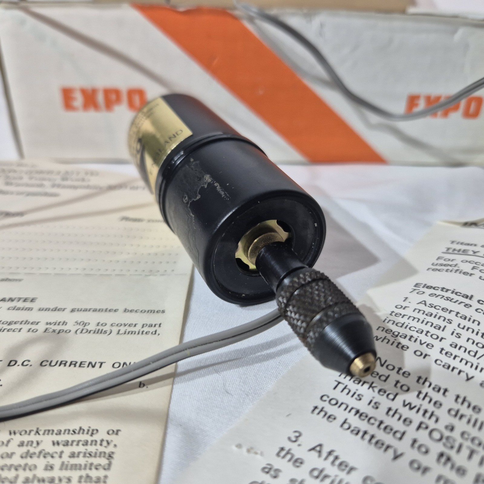 VINTAGE EXPO MODELLERS / MODELLING MINI 12v DRILL / Multi Tool – Tested Working