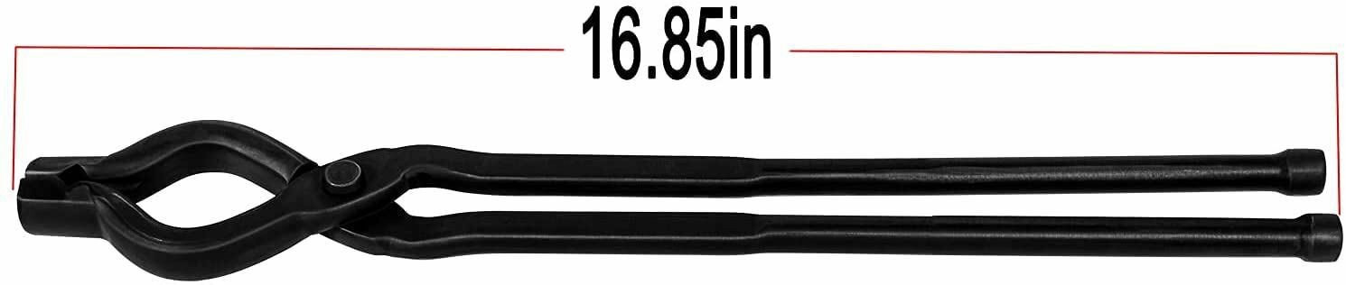 17″ Better Forge Tongs Knife Making V-Bit Bolt Blacksmith Tongs Wolf Jaw Tongs