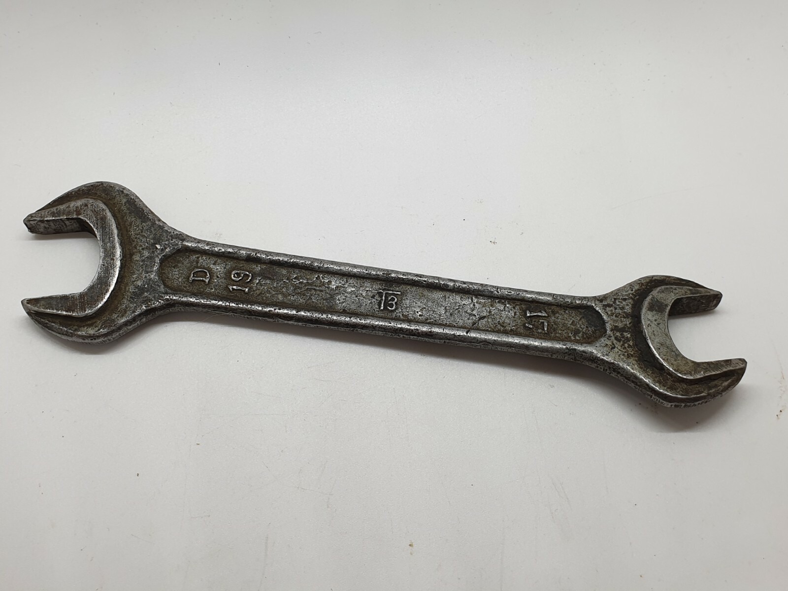 SOVIET VINTAGE WRENCH MADE IN USSR – 17mm x 19mm – OPEN ENDED SPANNER
