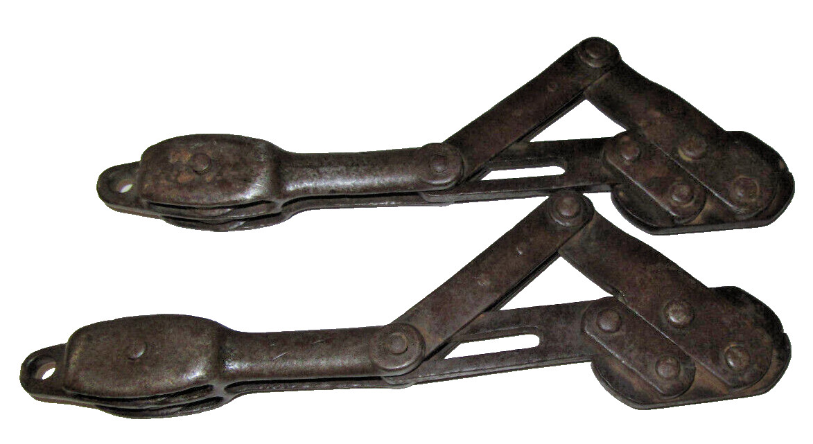 2 Pat. 1893 Western Electric Buffalo Grips No. 1 Cable Puller w/Double Pulley