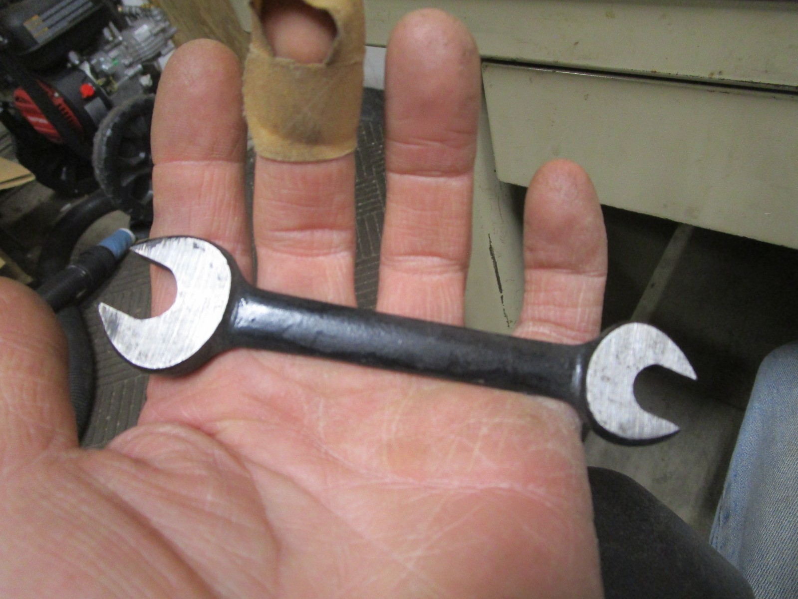 NOS Herbrand No 23 13/32″ & 1/2″ Double Open End Engineers Wrench USA