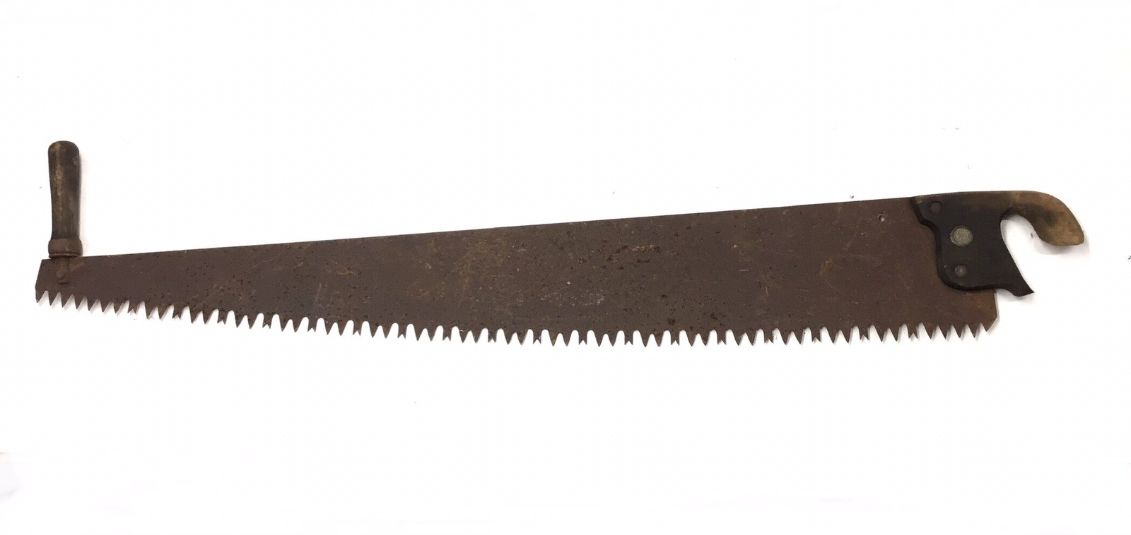 Vintage Warranted Superior 1-2 Man Logging Timber Crosscut 42” Hand Saw ~READ~