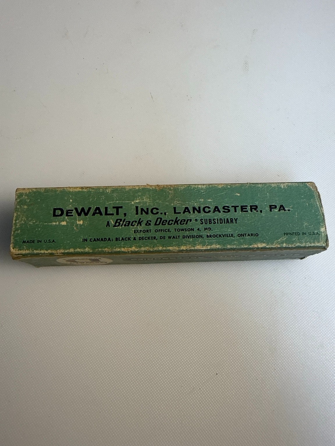 Vintage DeWalt No. 115 Two Wing Glue Joint Cutter w Original Box Lancaster PA US