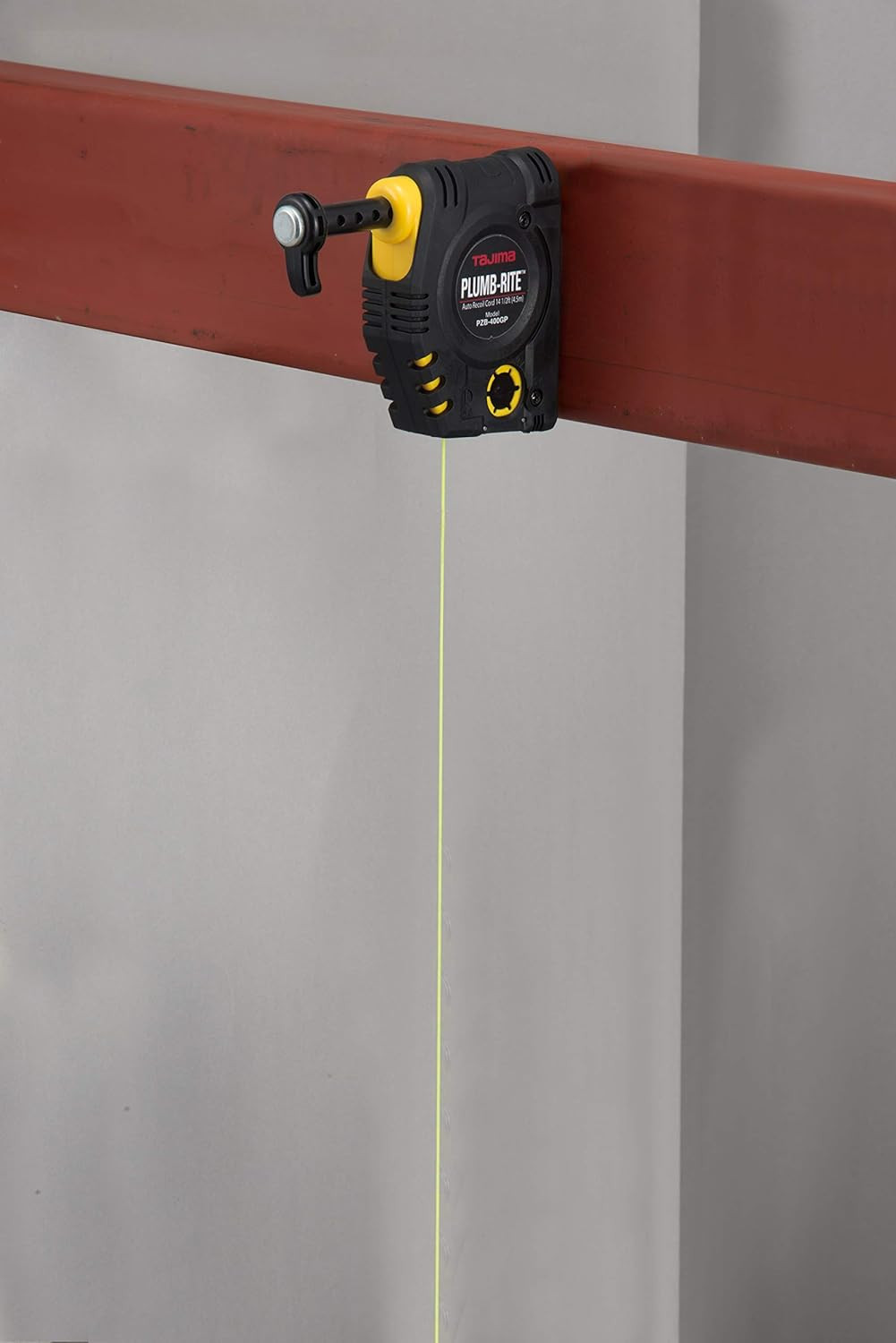 TAJIMA Plumb Bob Setter – 14 Oz (400G) Magnetic Plumb-Rite with 14.5 Ft Auto Rec