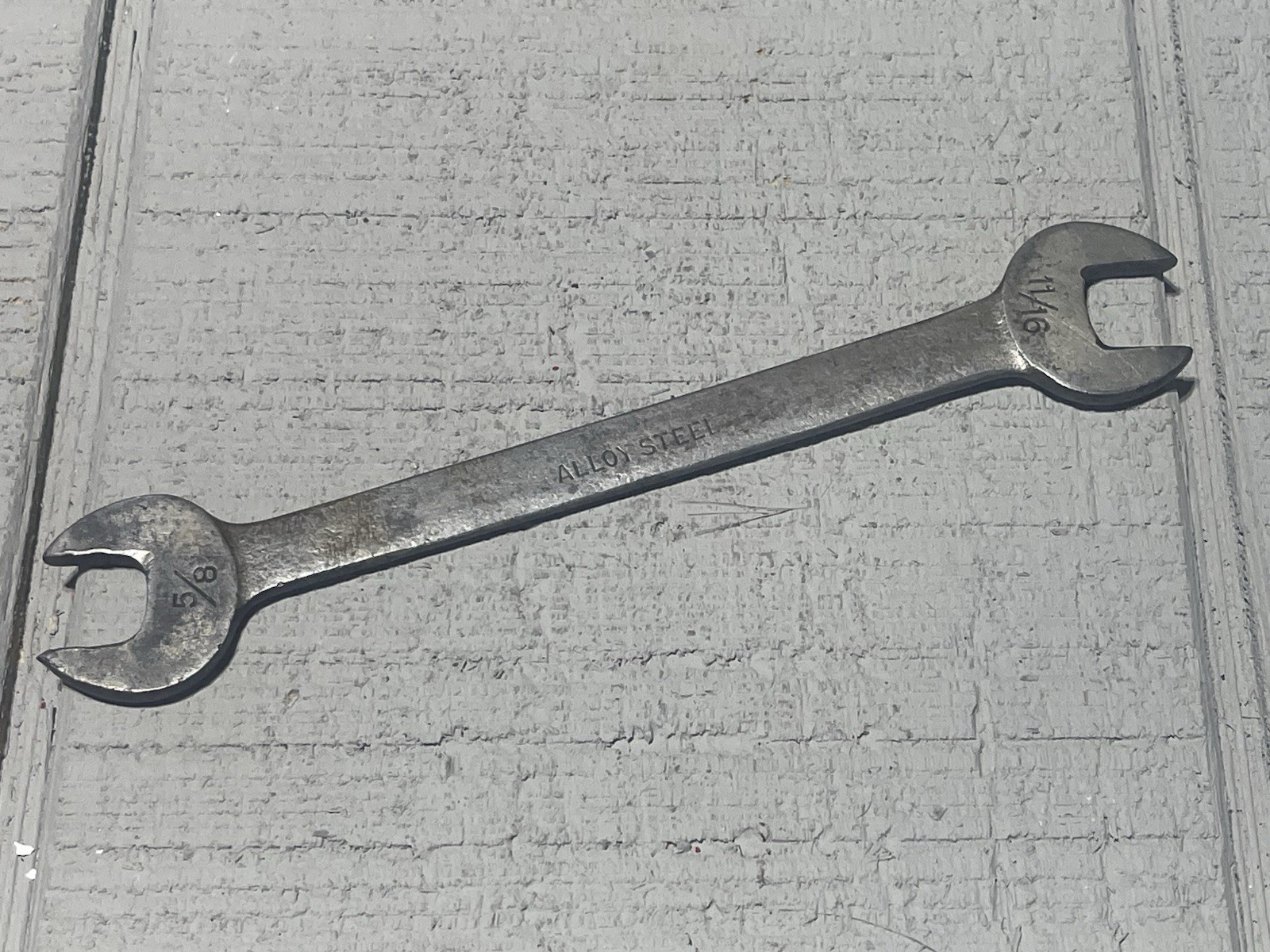 Armstrong 424 USA Open End Tappet SAE Hi Tensile Wrench 5/8 – 11/16 Vintage