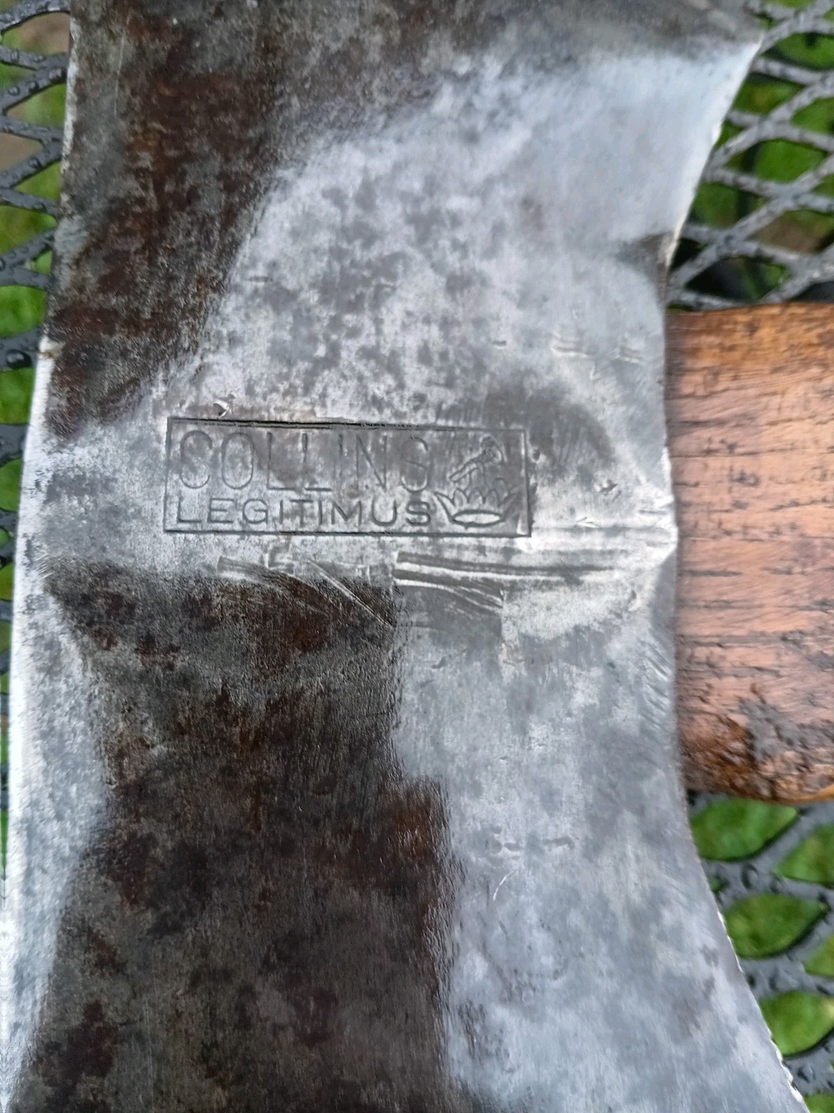 Vintage Collins Legitimus Double Bit Axe With Handle 4 lbs 12 oz