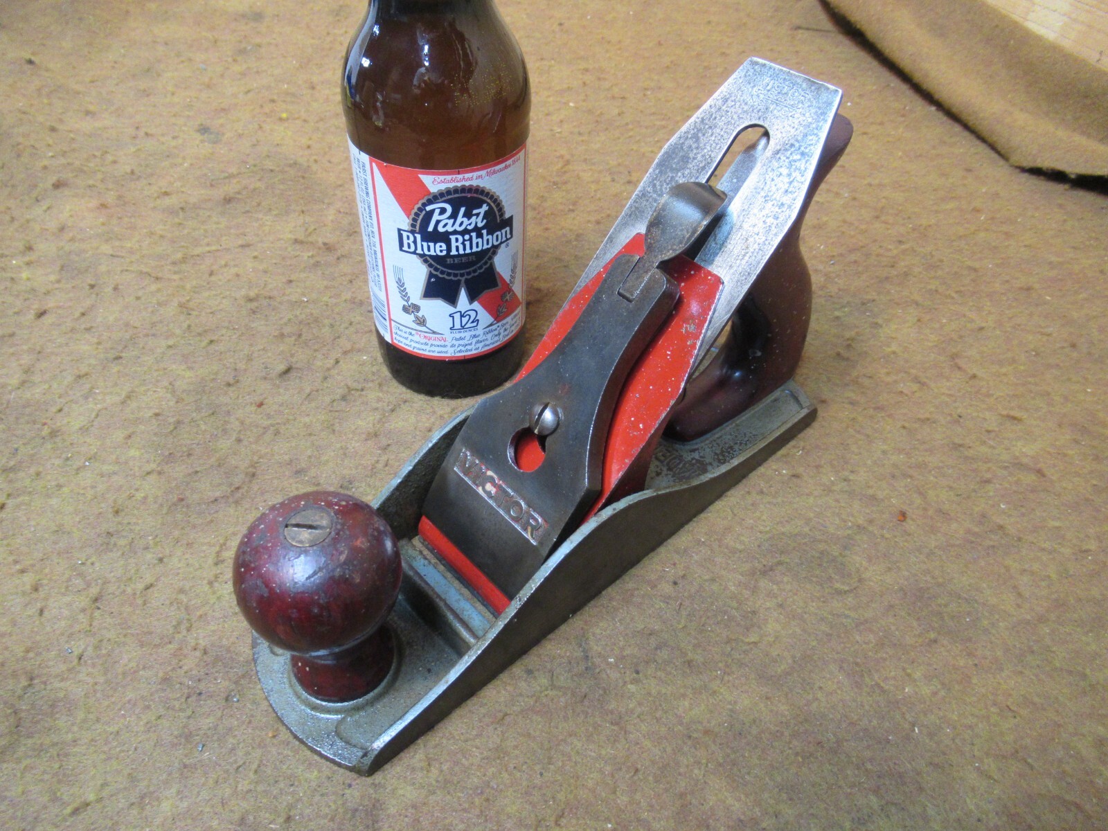 Stanley 1104 Victor Plane,knob Assy(ONLY)red,hardwood,’35-42~GD++🤠SV10.27.22RL