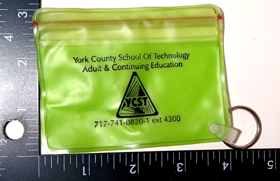 York County School of Technology Adult and continuing education cute pouch key