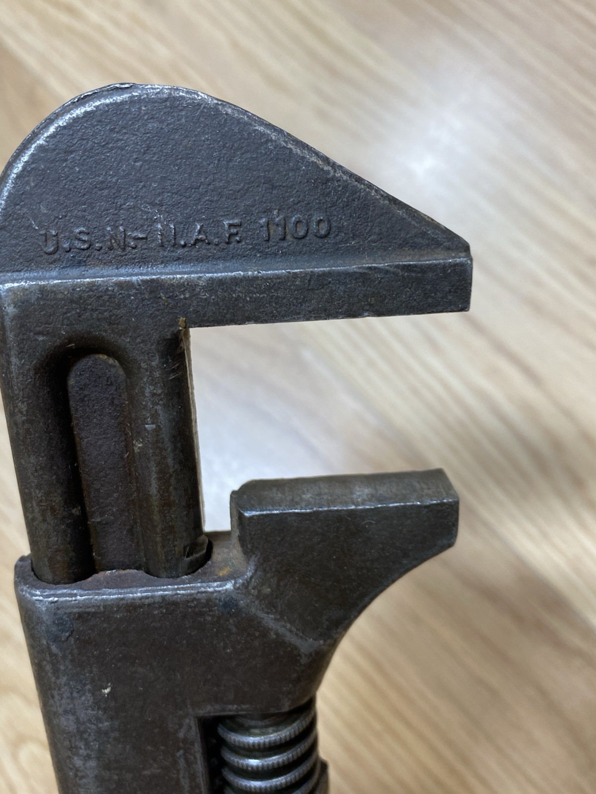 Vintage US NAVY (U.S.N.) Diamond Calk Horseshoe Co. 11” Pipe Wrench – USN N.A.F.