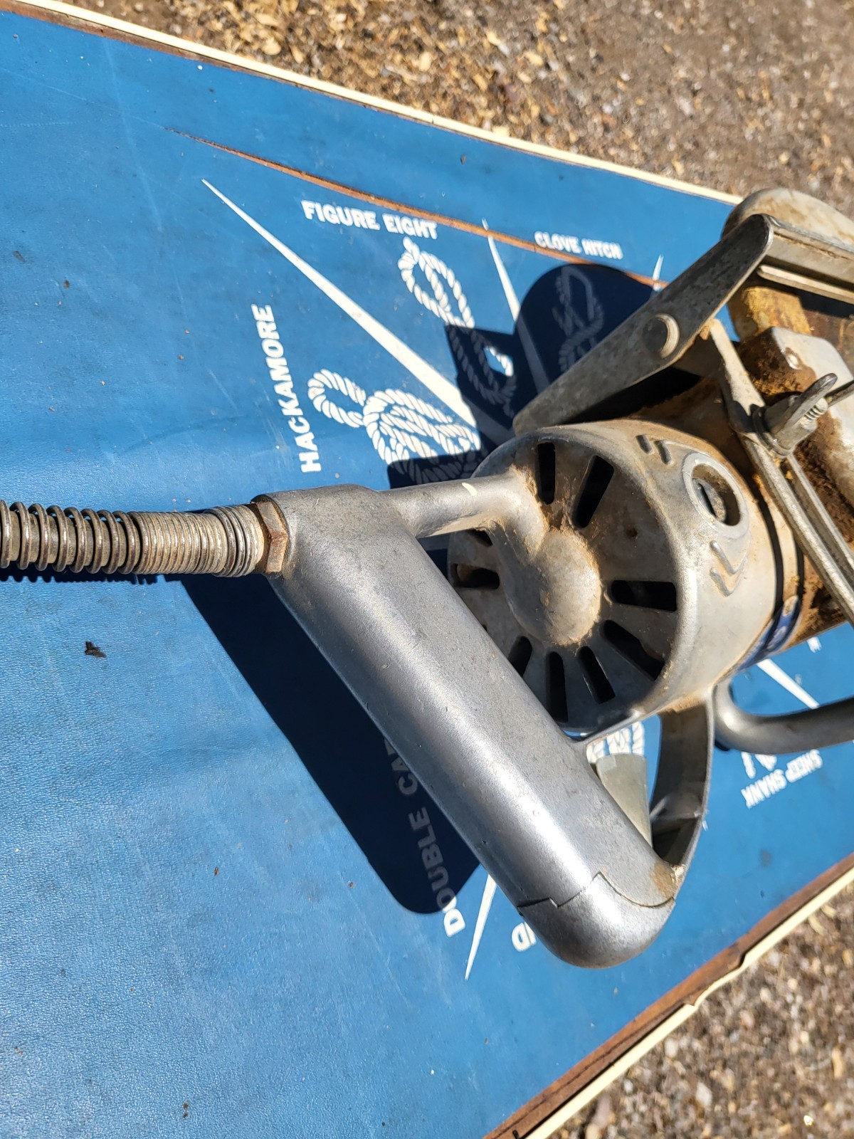 Vtg Skil Saw 825 all metal Worm Drive W/Case Skilsaw