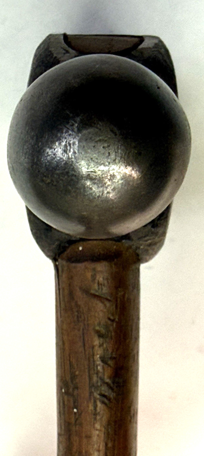 Vintage Small Plumb ball peen hammer overall weight 12 Oz