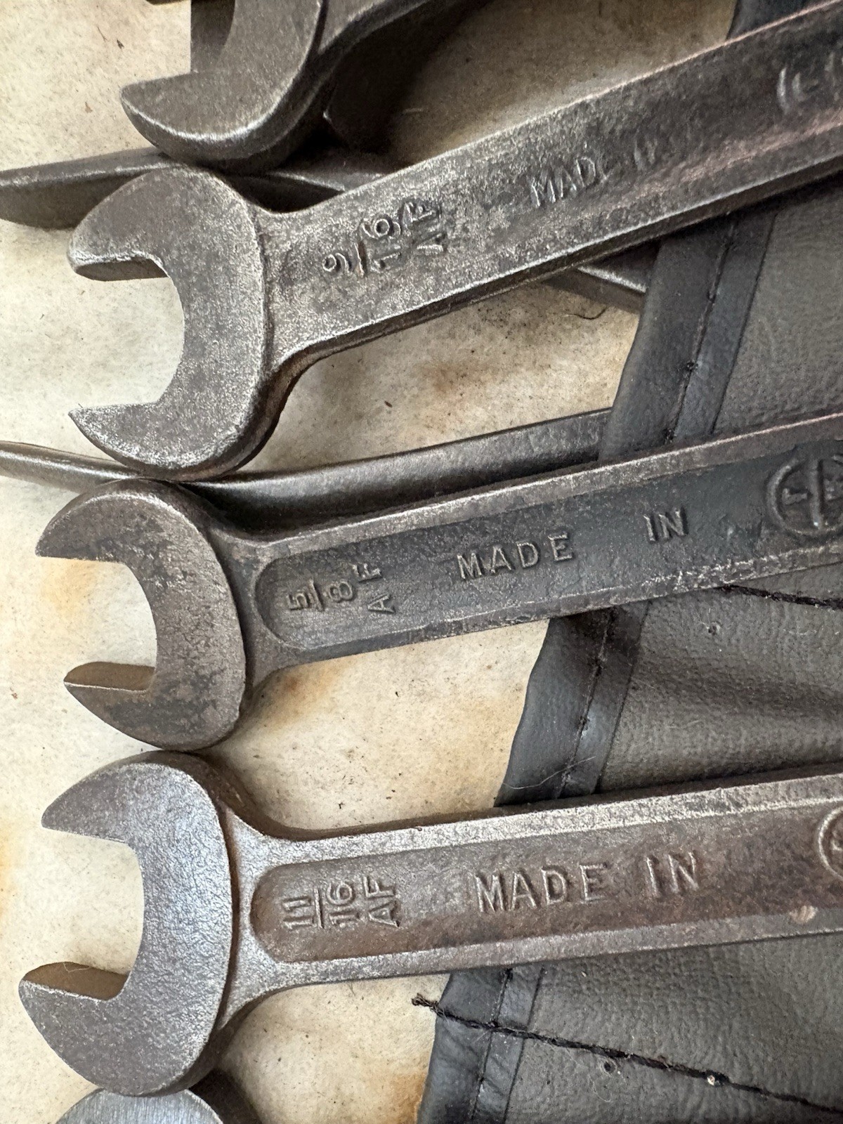 Vintage Tw Superslim Af Tool Kit For Classic Car In Tool Roll