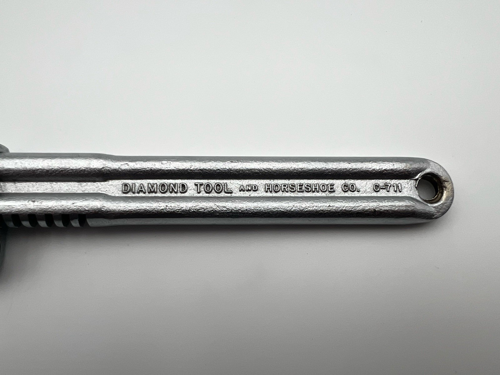Vintage Diamond Tool & Horseshoe USA 11 Adjustable Aviation Monkey Wrench c711