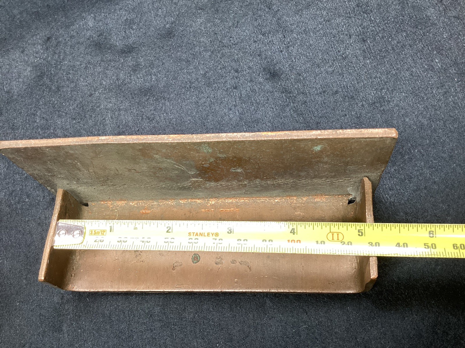Custom Made Copper Vise Jaw Covers 5” Soft Jaws Pair Heavy Copper ! L👀K !
