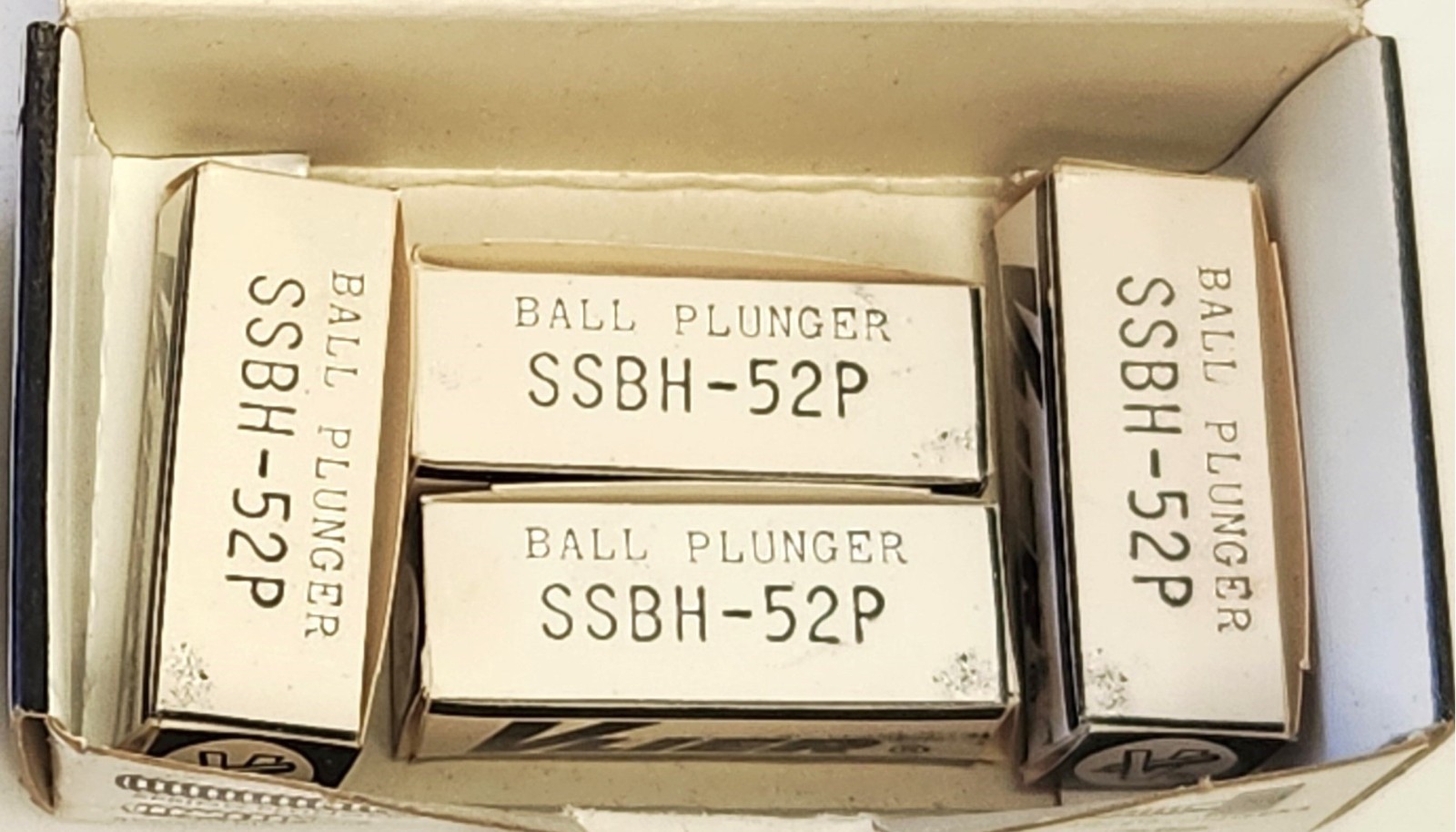 VLIER SSBH52P #10-32 – THREADED SPRING PLUNGER (4PC NEW)