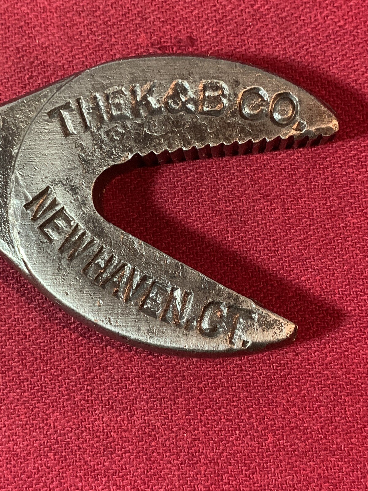 Vintage | Saxon | K & B Co. New Haven CT. | Double Alligator | Thread Wrench
