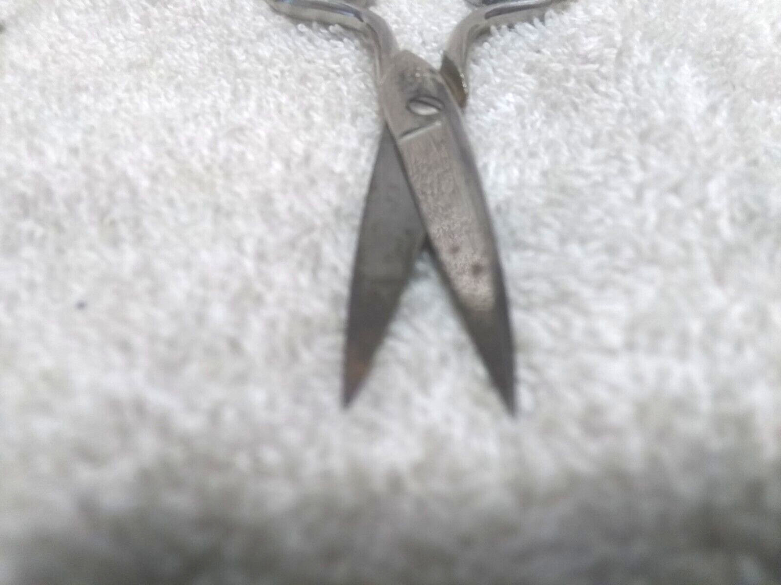 Solingen Pointed Blade Scissor Made Germany 4″ Great Vintage Condition
