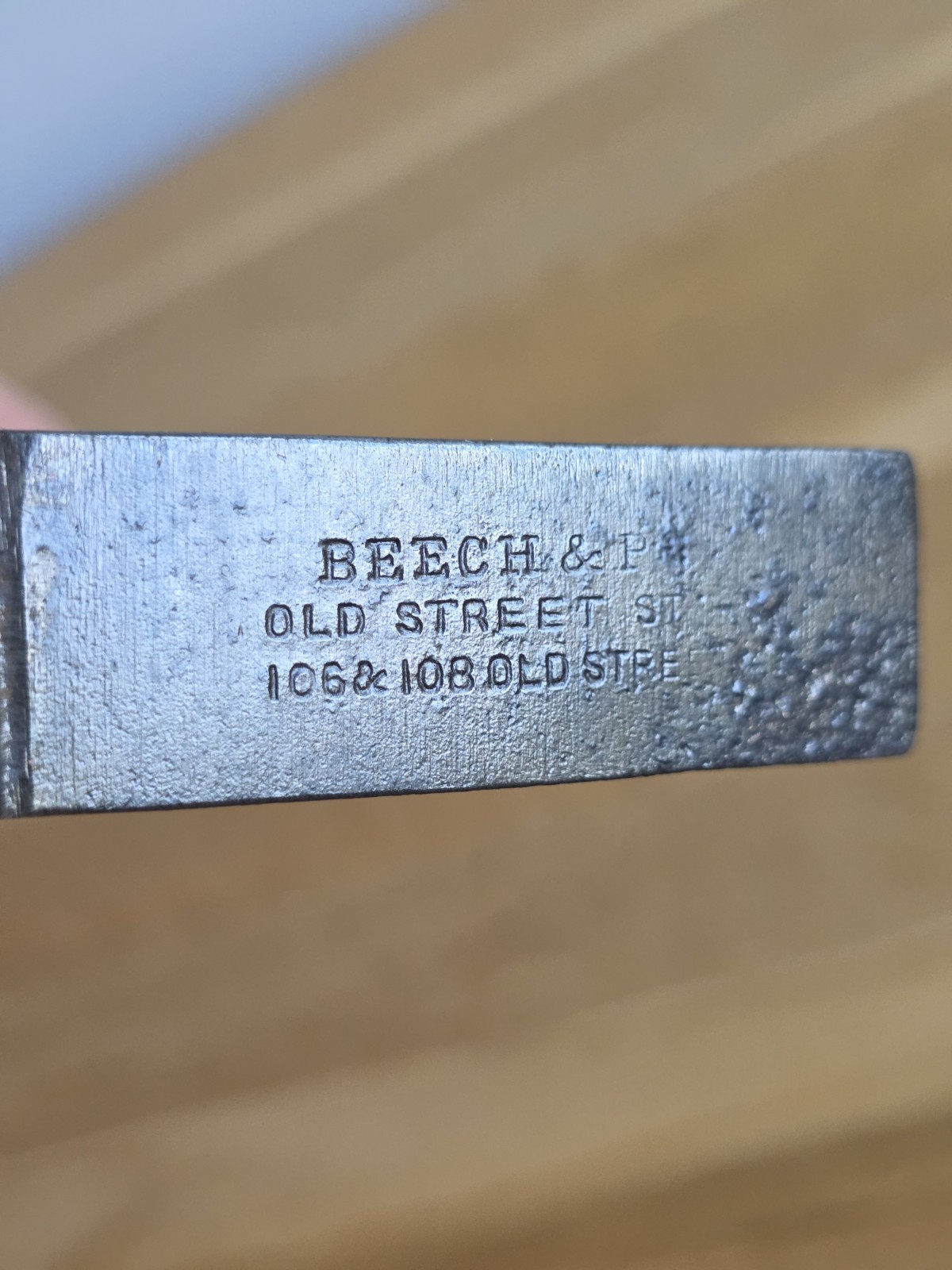 Vintage Beech & Pond Sawyers Saw Teeth Setting Hammer