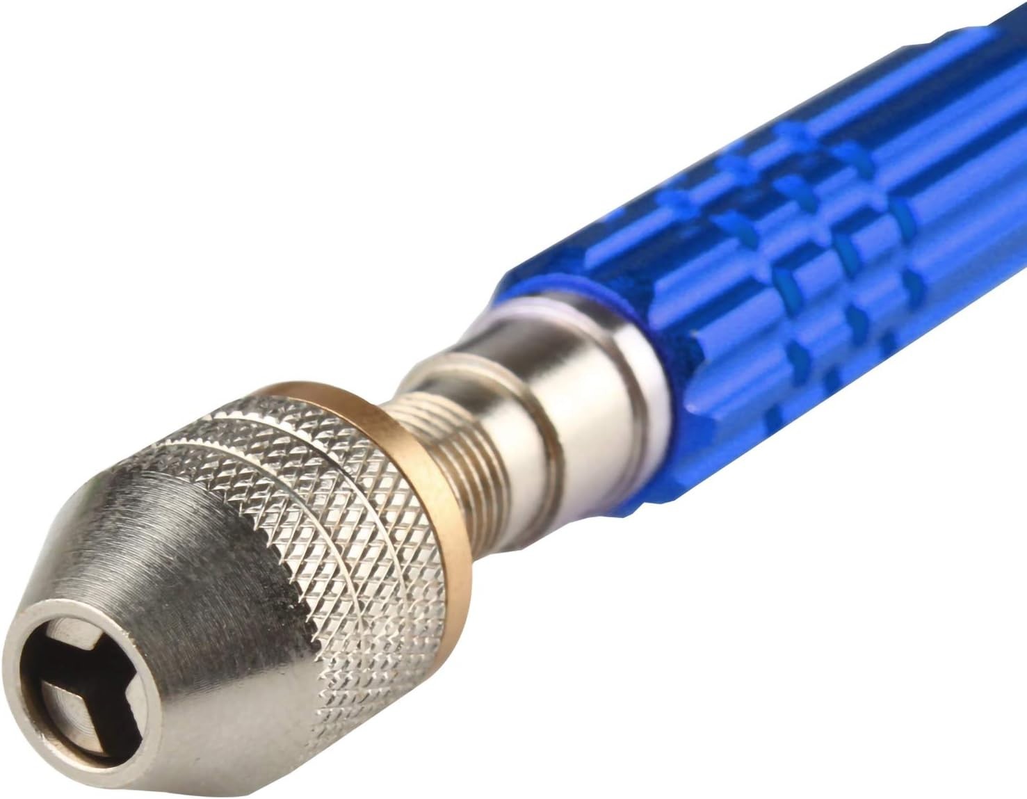 Larcele Precision Pin Vise Hand Drill Metal Hand Twist Drill for Craft Manual