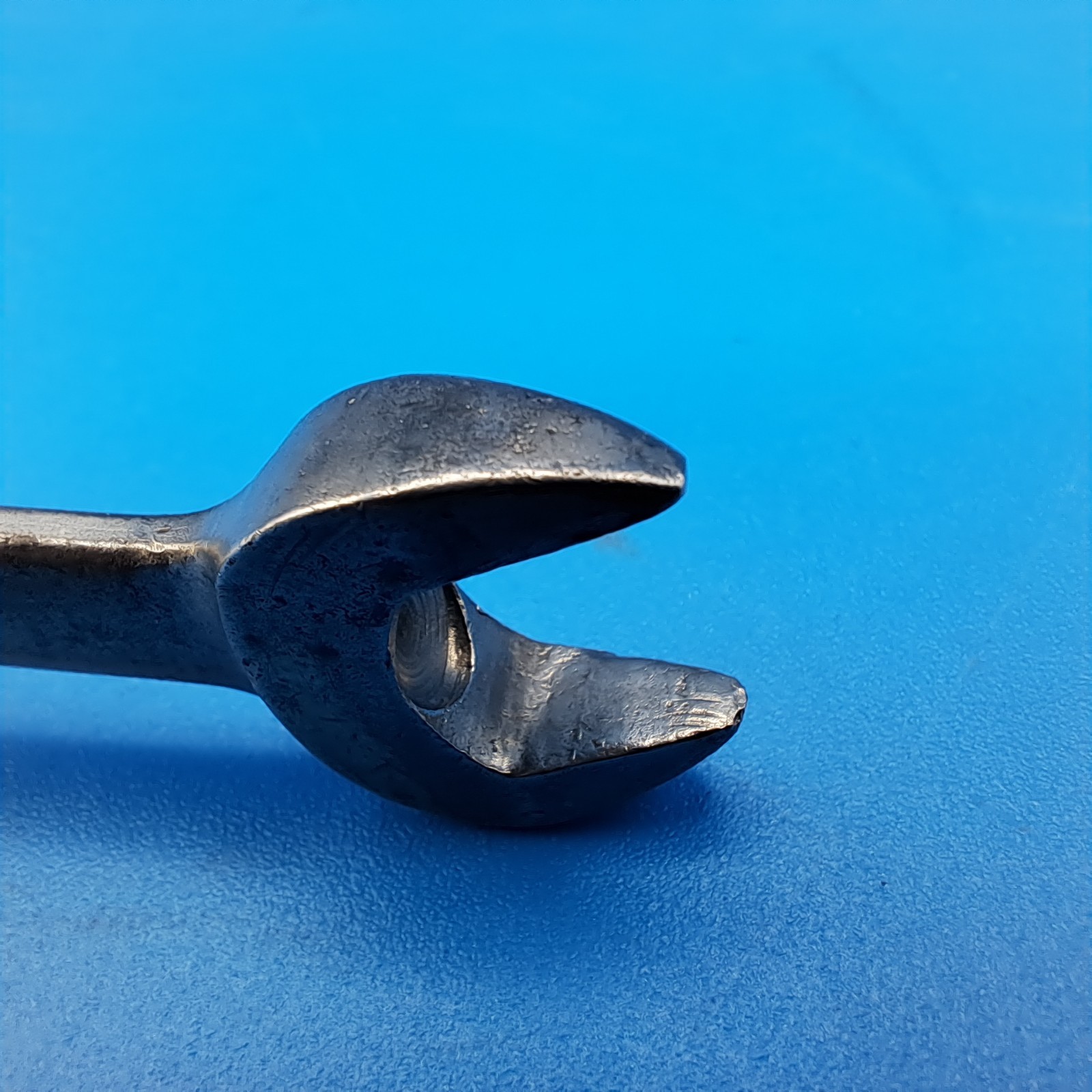 Vintage Snap-on 7/16 x 1/2 Wedge-Grip Open End Wrench, No S-1416W, 1953, USA