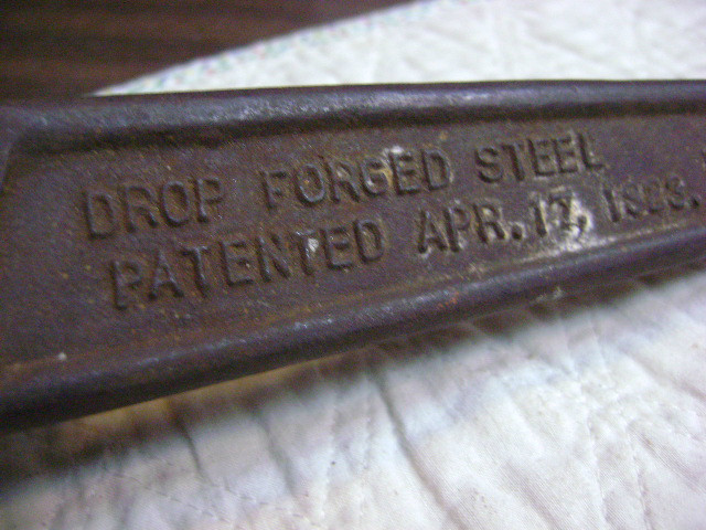 Gellman Mfg. Co Adj. Wrench, 12 In., No. 121, Rock Island, Ill.