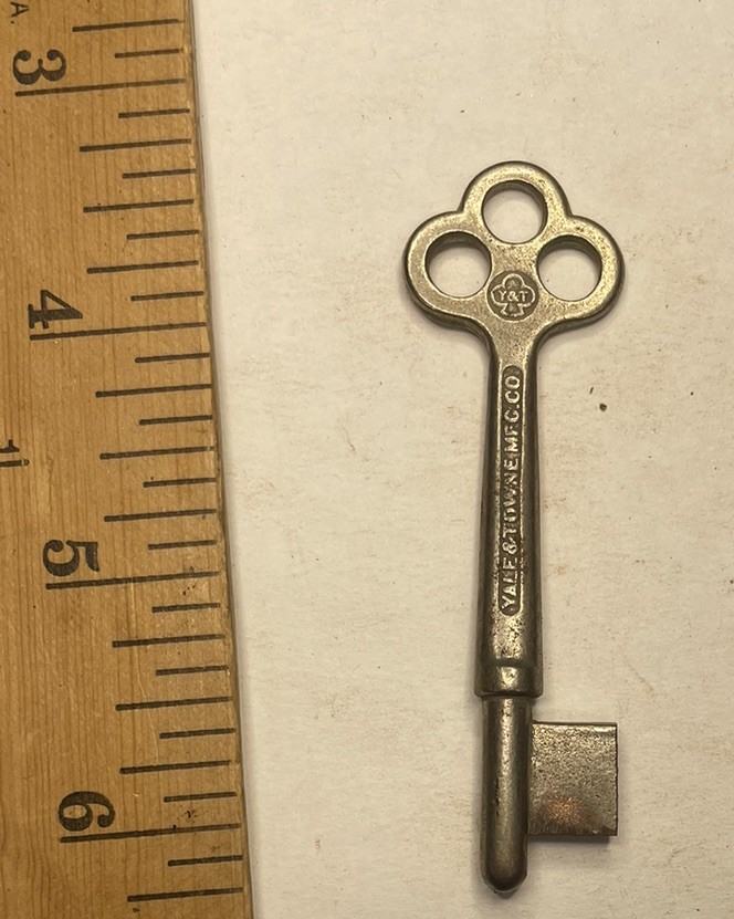 Yale And Town Common House Key Blank Uncut Steel 1/2” X 3/8” Locksmith