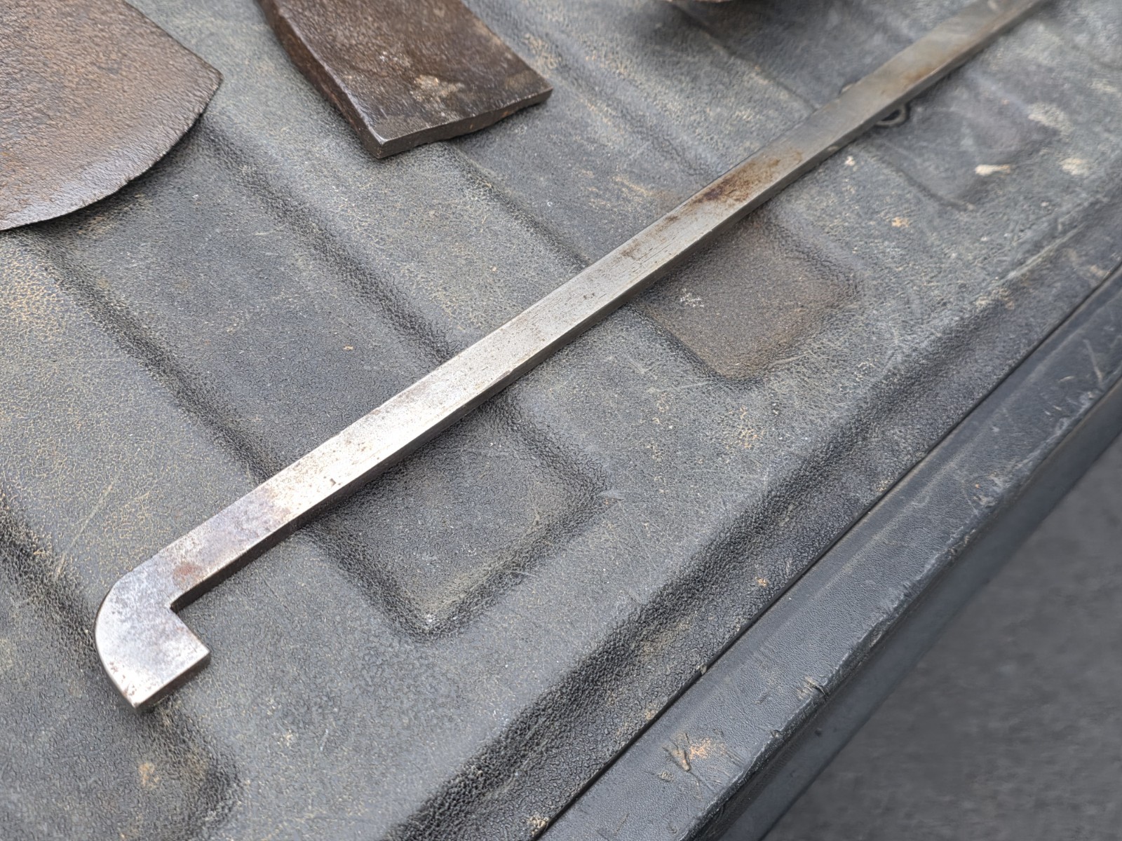 ANTIQUE Coopers Barrel Maker’s Tool Lot. Hoop Setter Measuring Stick Axe Hatchet