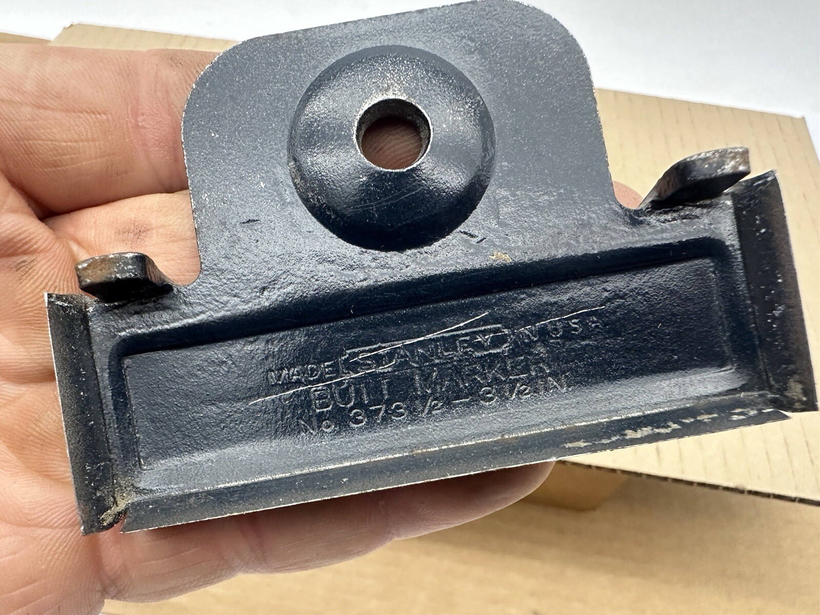 Vintage Stanley No. 373 1/2 – 3-1/2” Butt / Hinge Marker Original Red Case USA