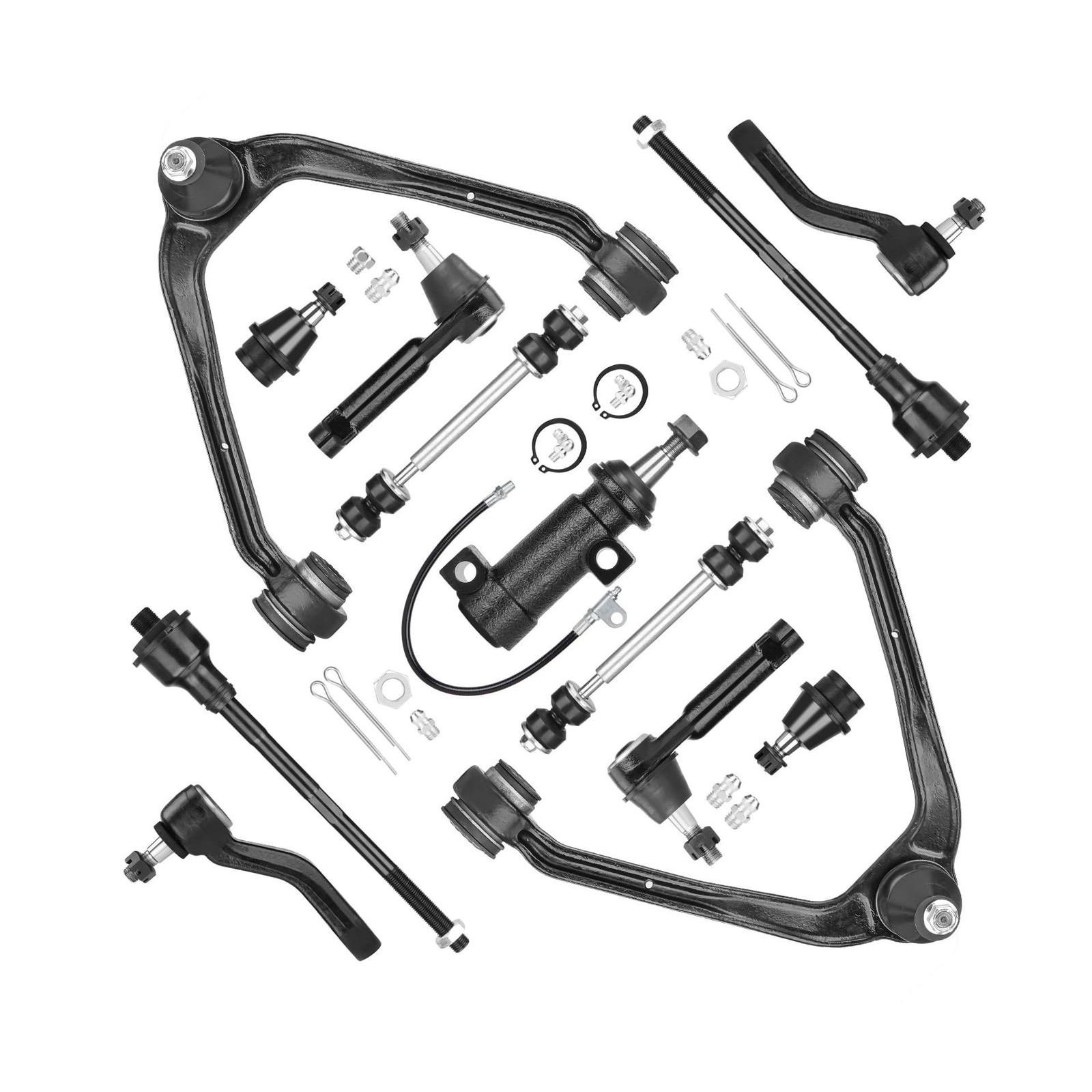 4WD Front Upper Control Arms w/Ball Joints for 1999-2006 Chevy Avalanche Subu…
