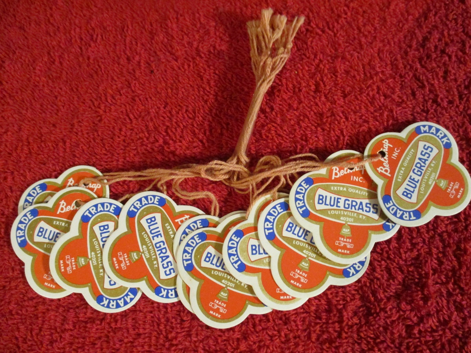 Vintage NOS Belknap Bluegrass Hardware Store Merchandise Price Tags
