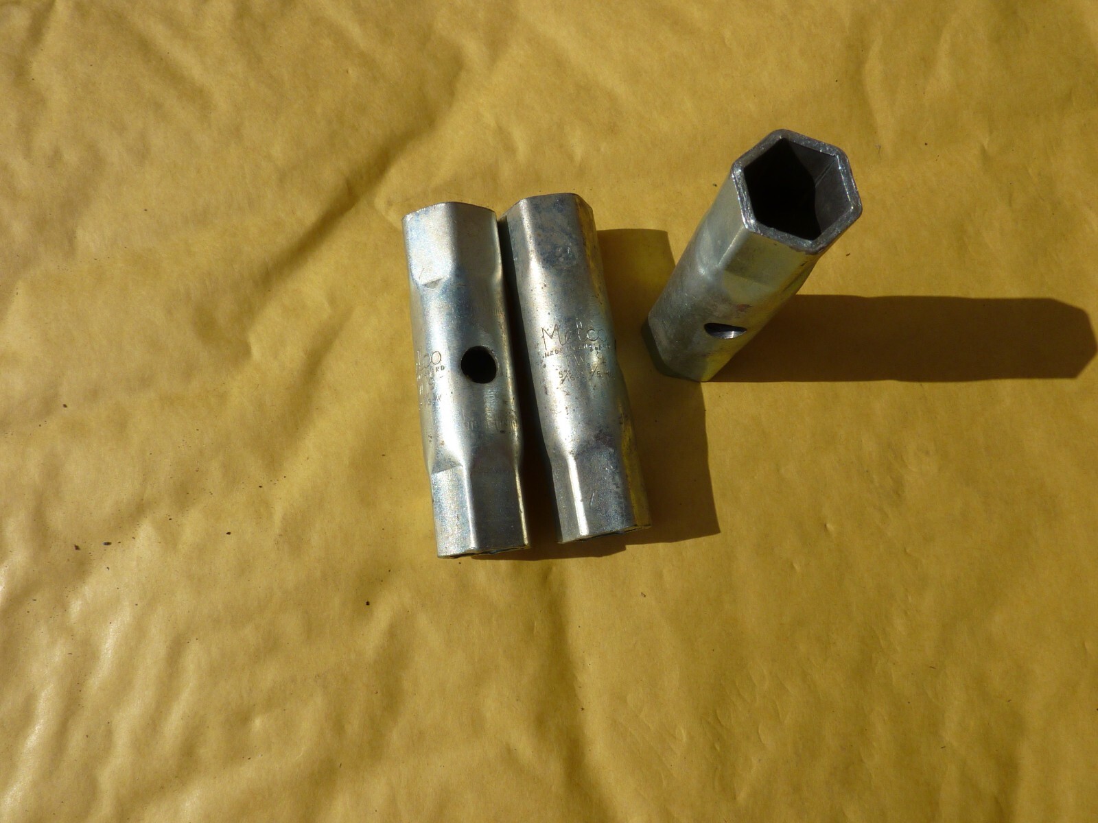 MELCO tubular box spanner. 5/16 x 3/8 W TW 9. New old stock.