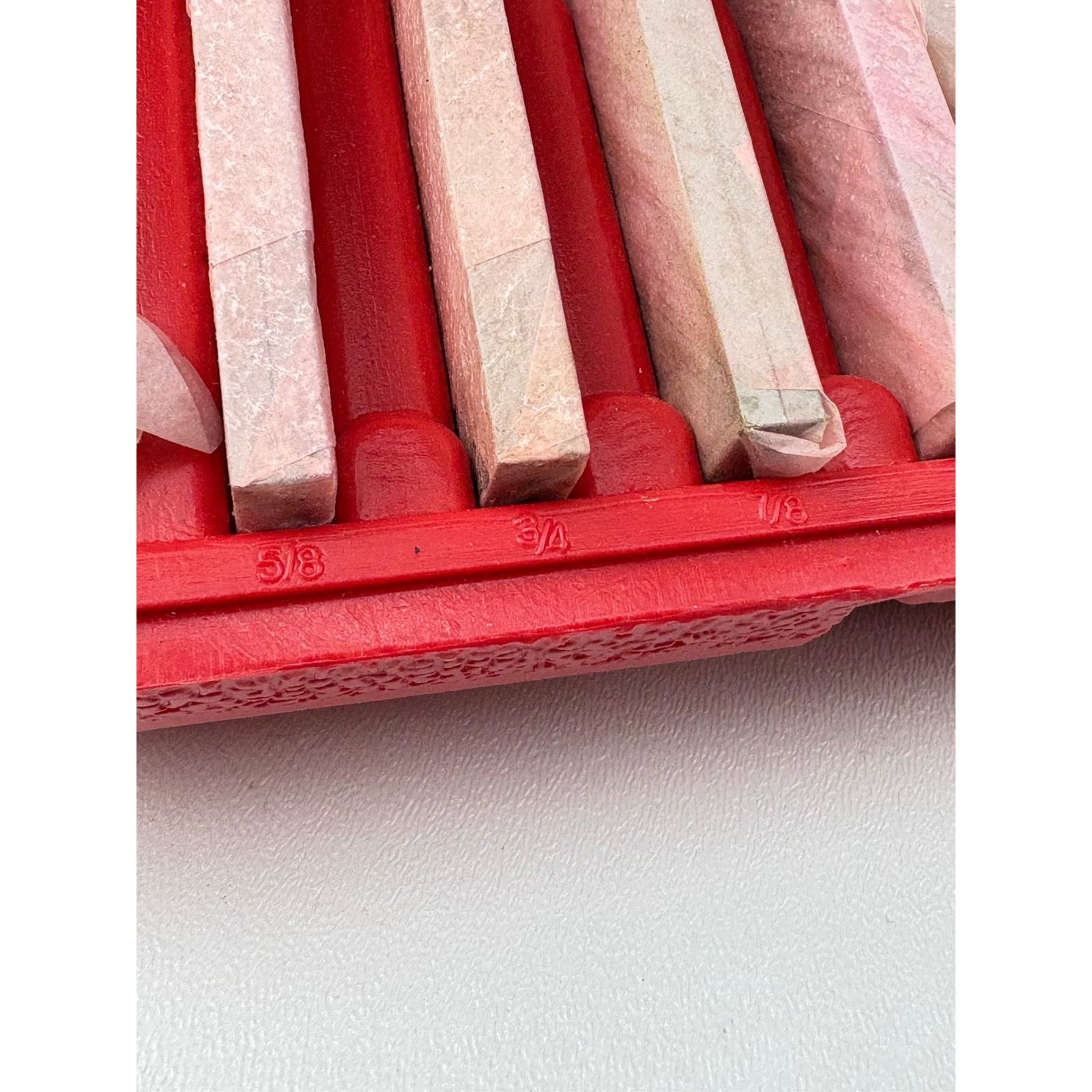 NEW 10 Pair Machinist Precision Parallel Set 1/8″ X 6″ with Red Storage box