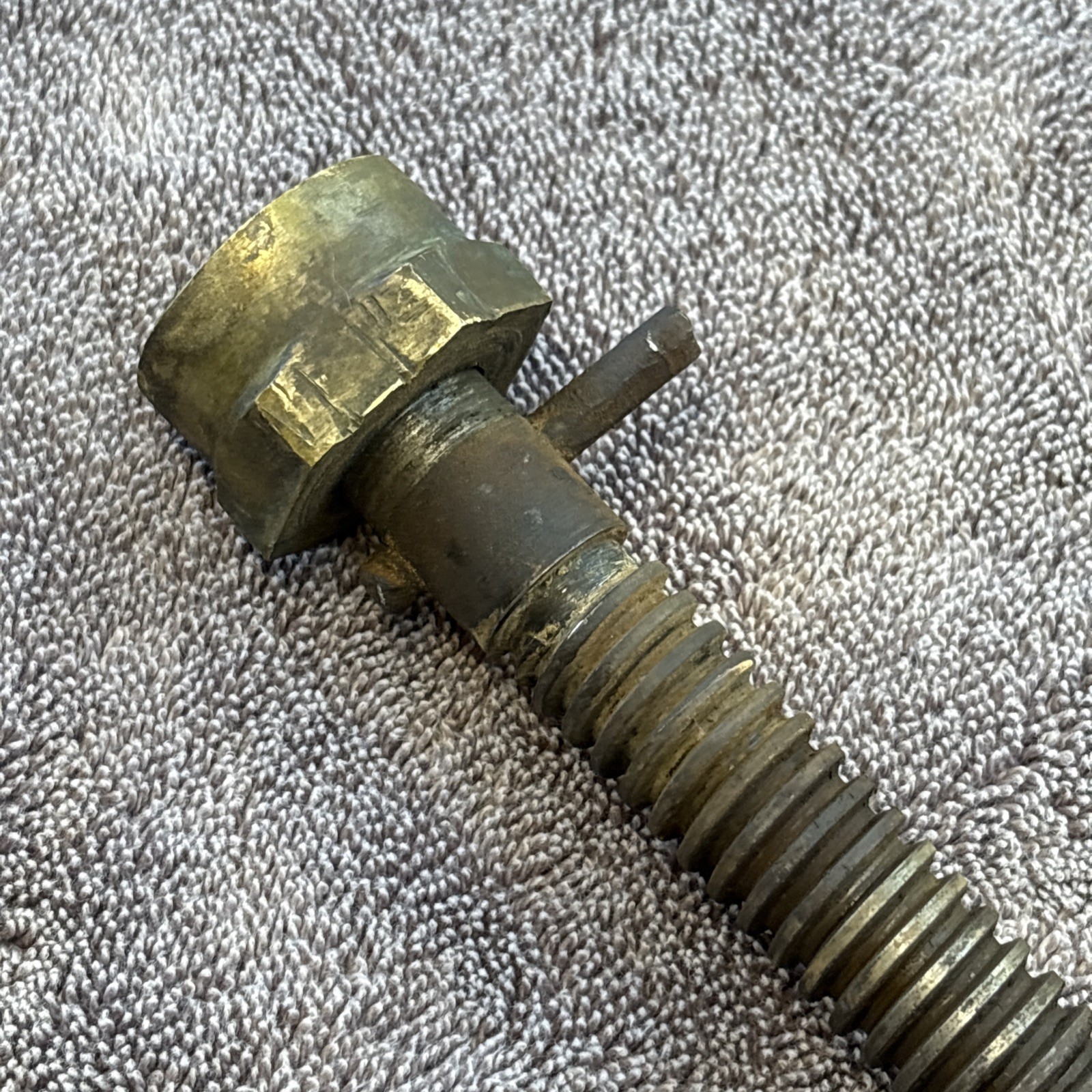 Champion Blower And Forge #90 Height Adjuster Worm Screw Used.