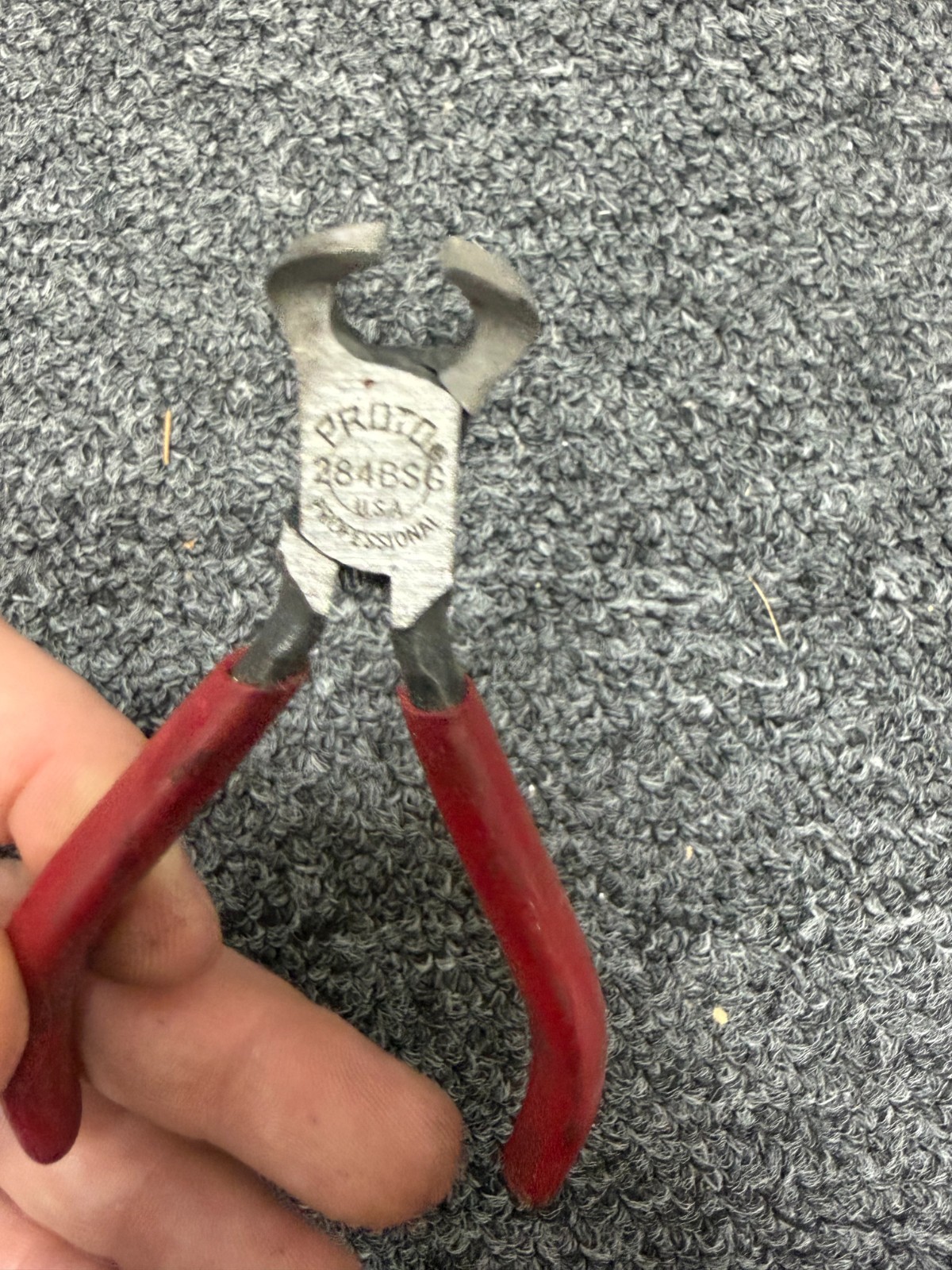 Vintage Proto 284BSG USA End Cutting Pliers Nippers