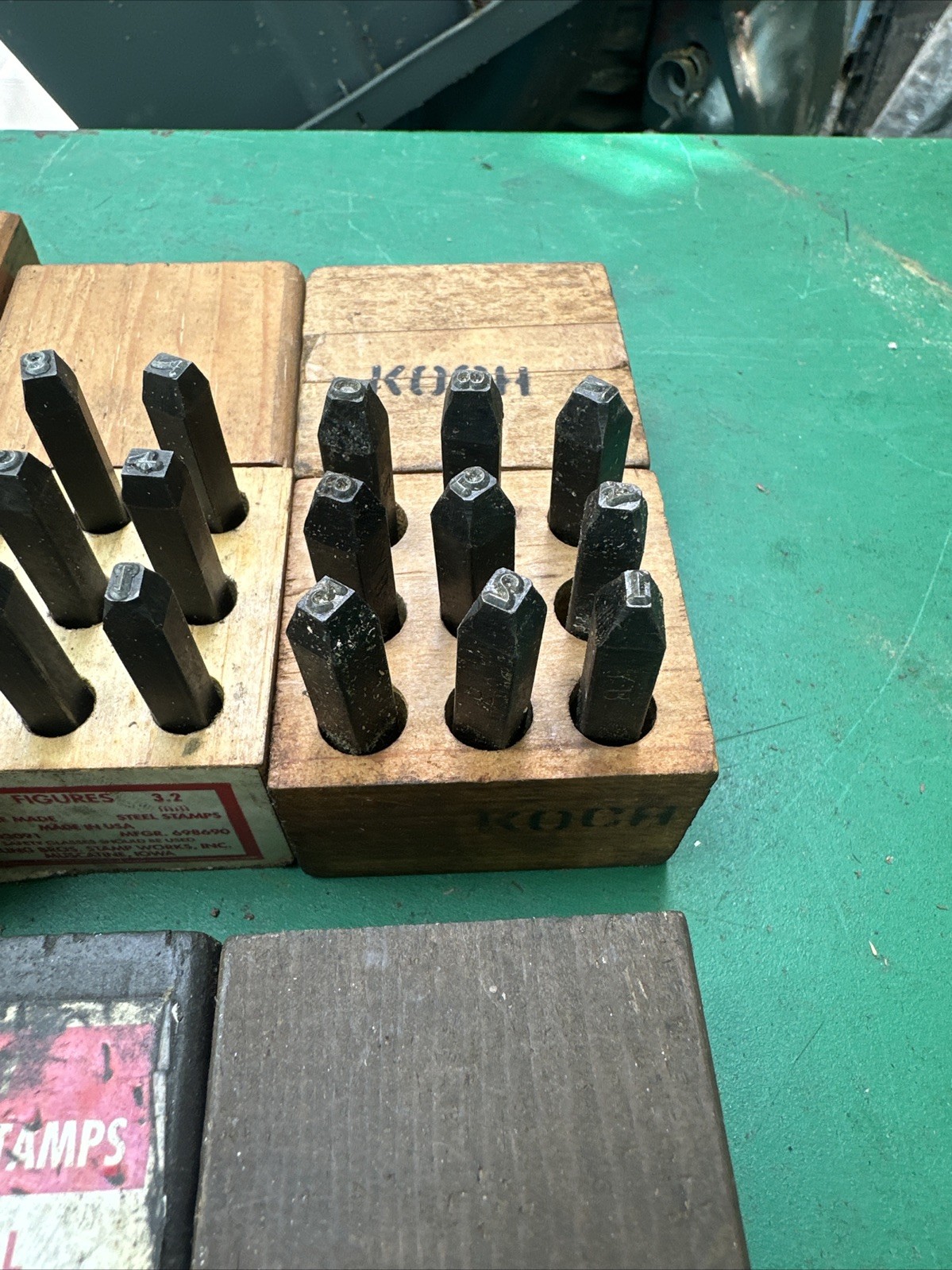 Qty:6 Number Steel Stamp Punch Sets Young Brothers Numberall GSSW YB Etc