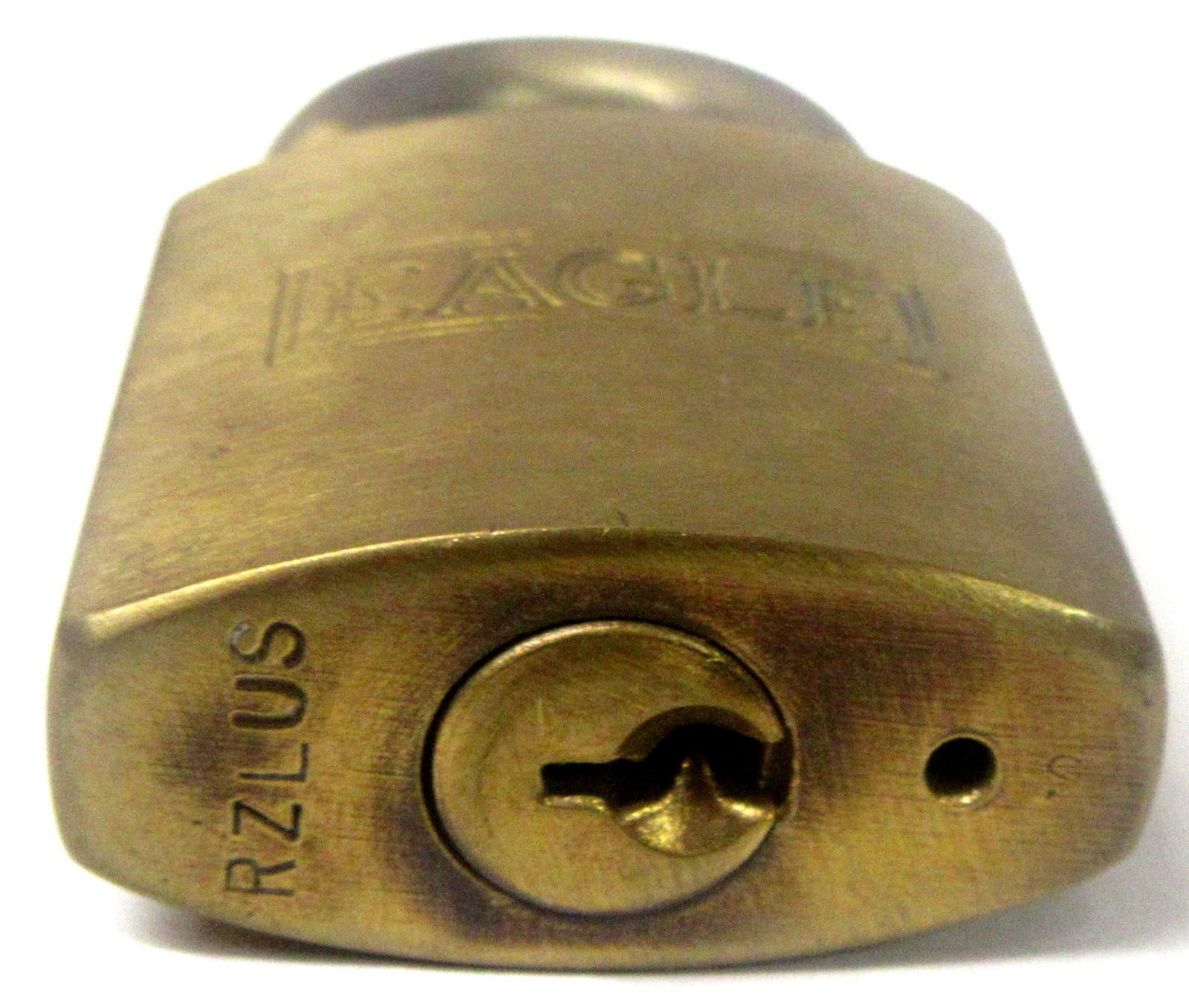 antique brass EAGLE lock padlock