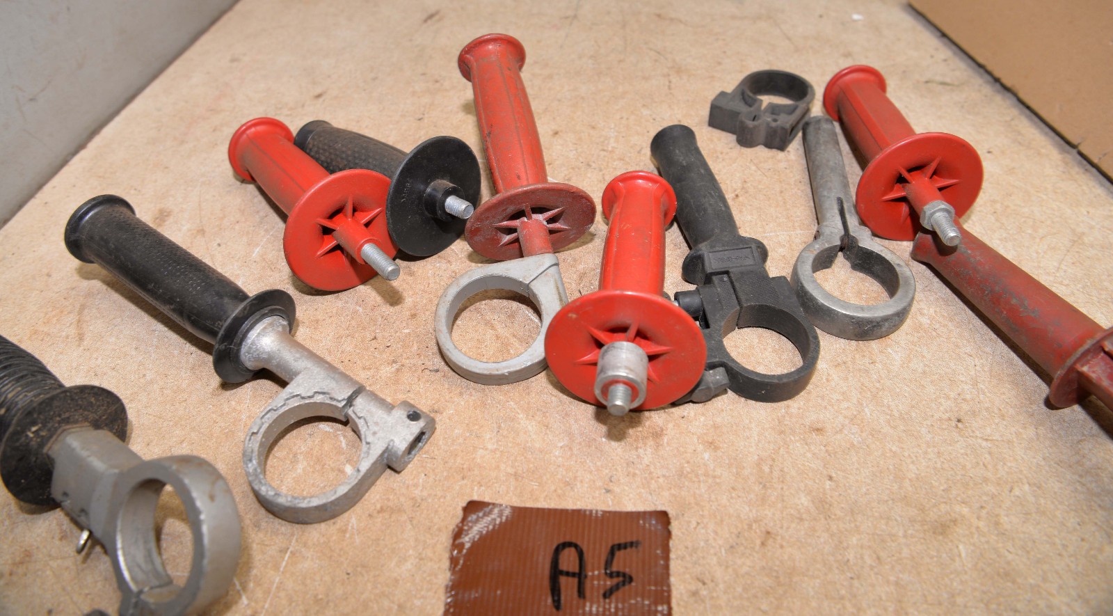 11 vintage side handle drill grinder buffer Milwaukee DeWalt & more tool lot A5