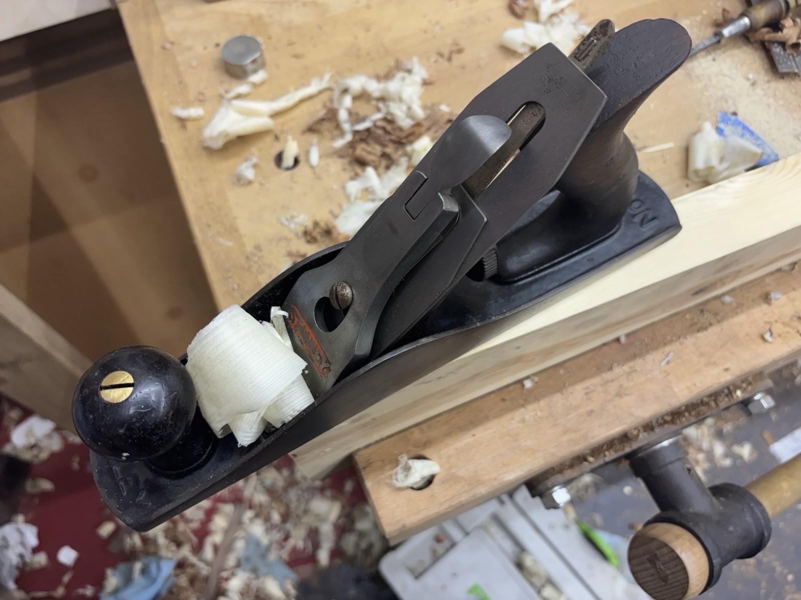 Stanley Bailey No 5 1/4 Type 17 Plane Smooth Bottom Sharpened And Tuned!