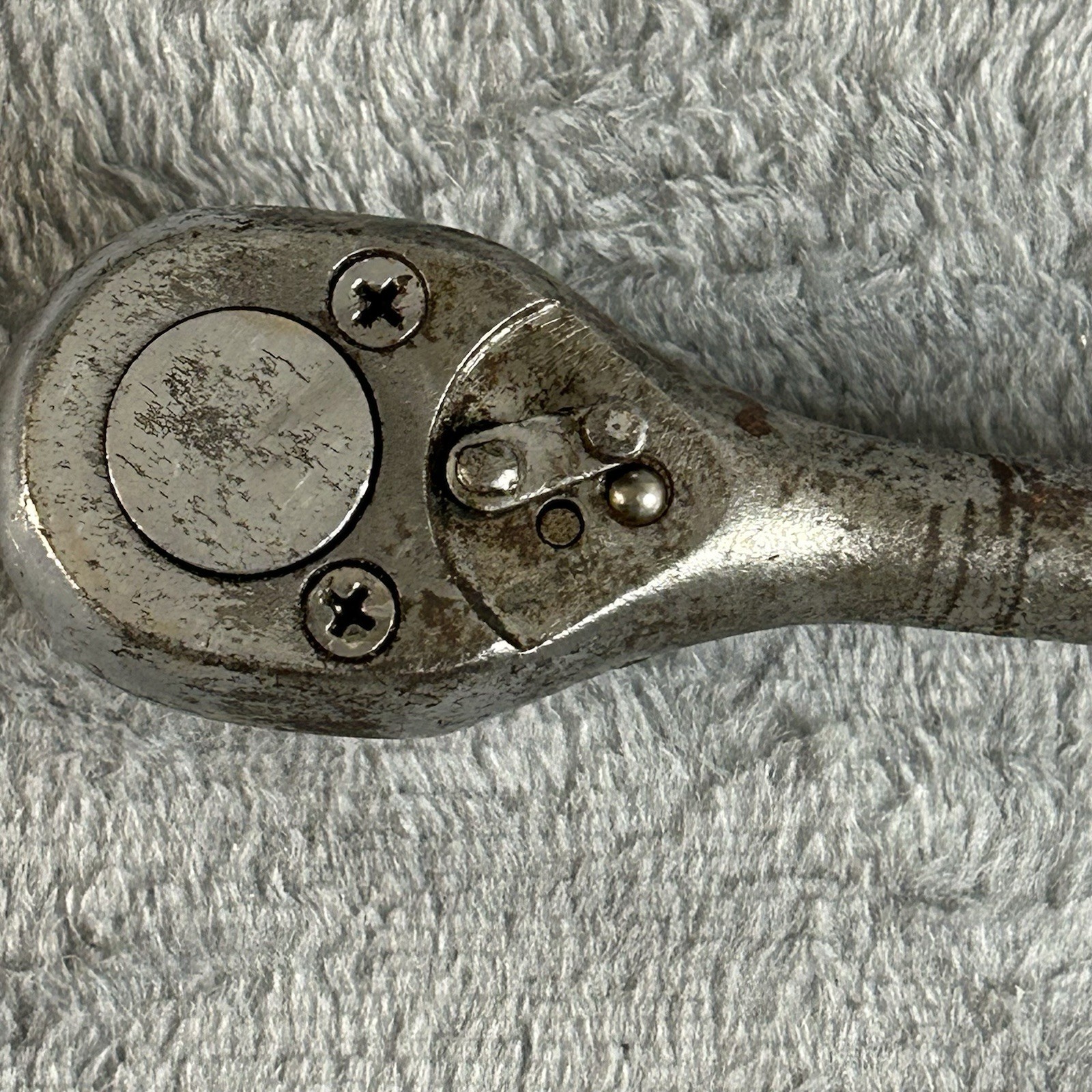Armstrong S-91 1/2″ Drive Ratchet USA Made Heavy Duty Knurled Handle Vintage