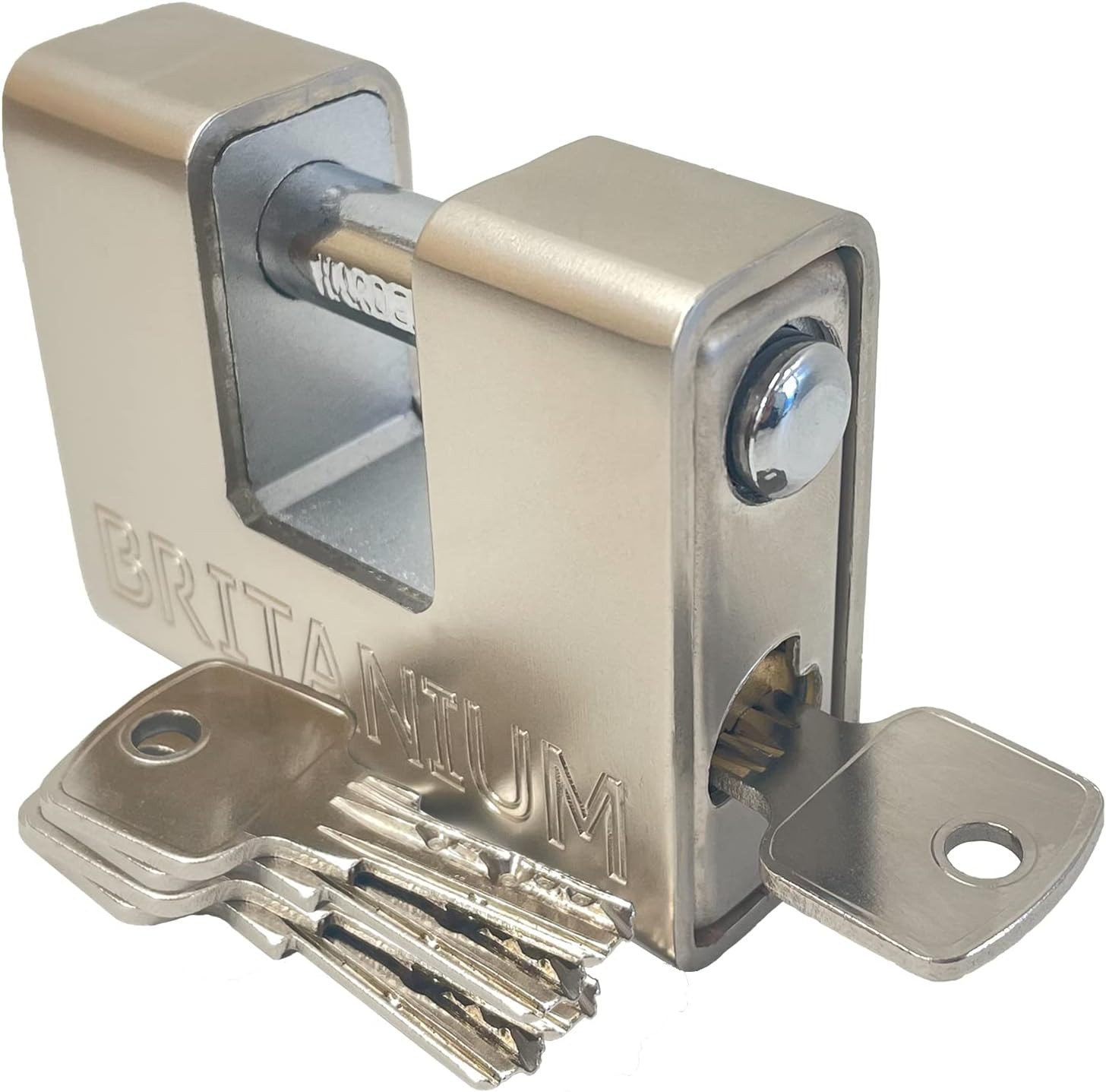 ® BRP74 [Armoured] Shipping Container Padlock – [Anti Drill Cylinder] – Heavy Du