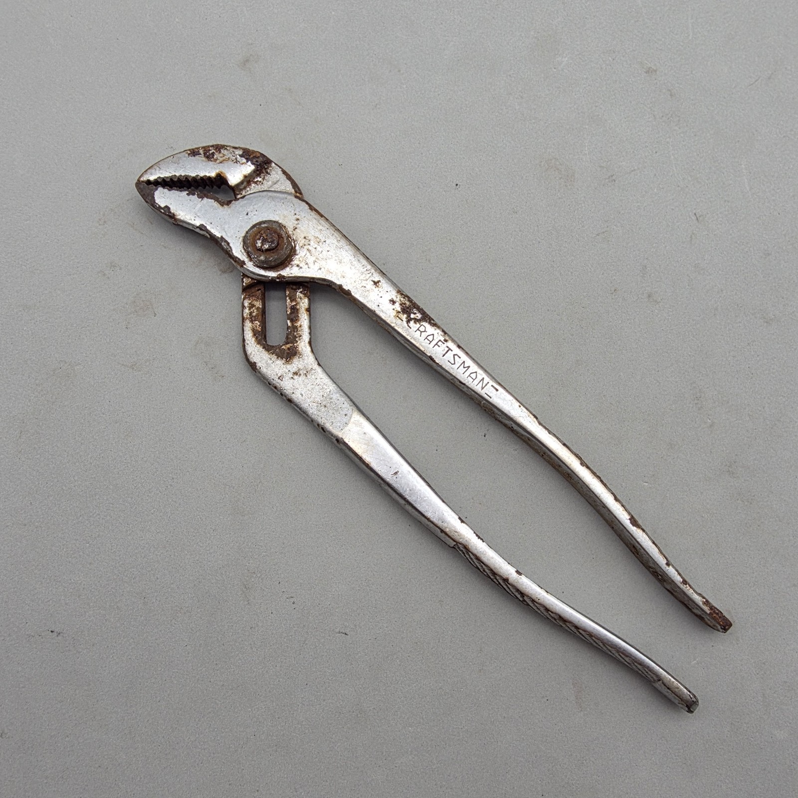 Vintage Craftsman 9 1/2″ Slip Joint Channel Lock Style Pliers Rope Handles USA