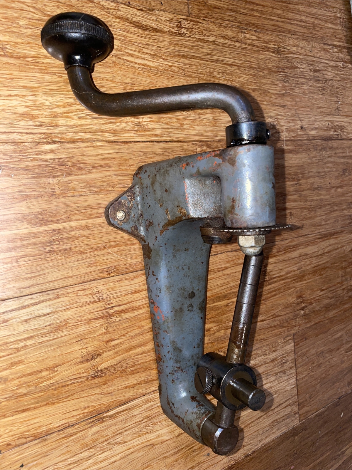 Vintage Metal Shop Disc Cutter Model B Cast Iron Van Dorn Tool Black and Decker