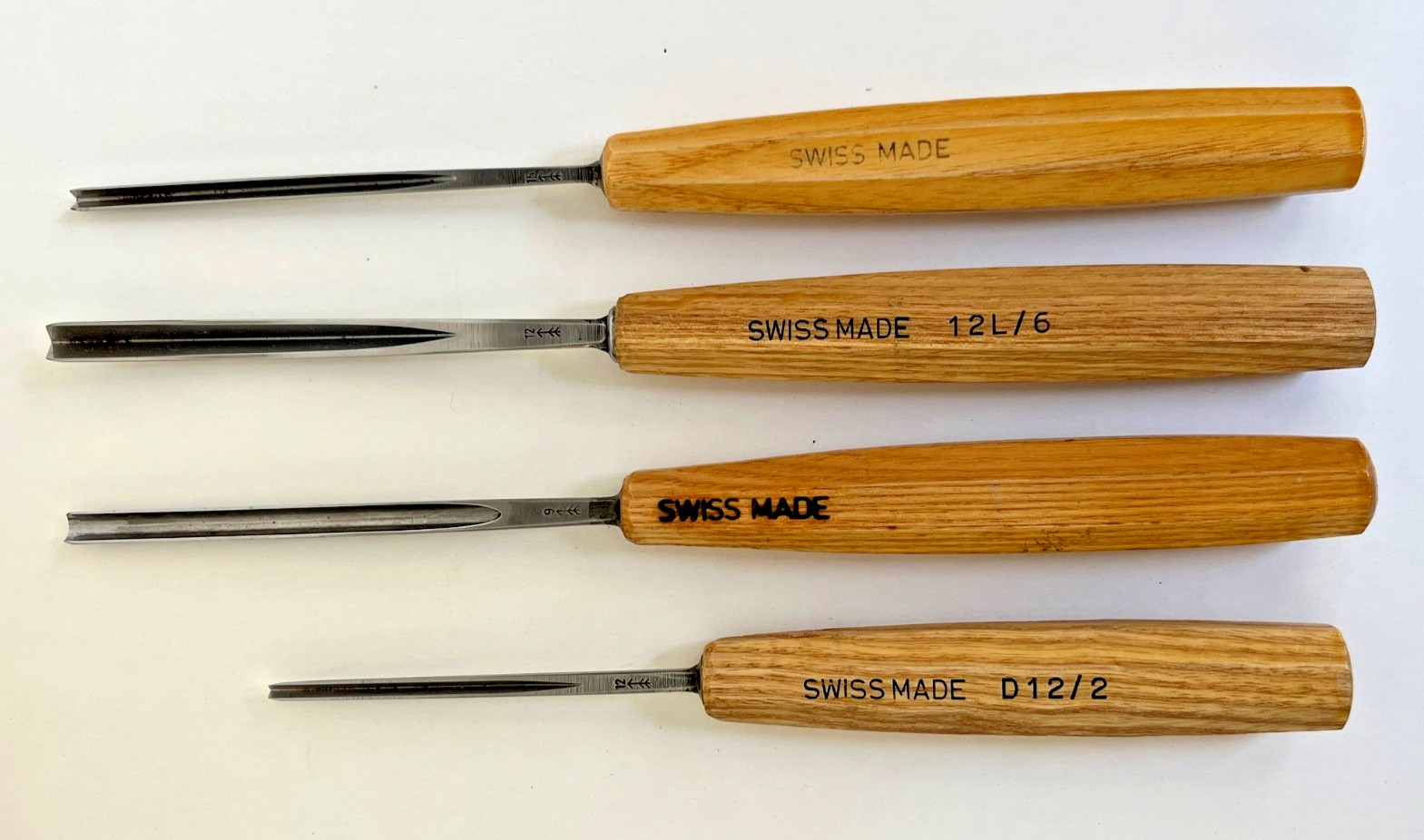 Pfeil Swiss Made Vintage Lot of 9 Carving Tools/Woodworking Tools