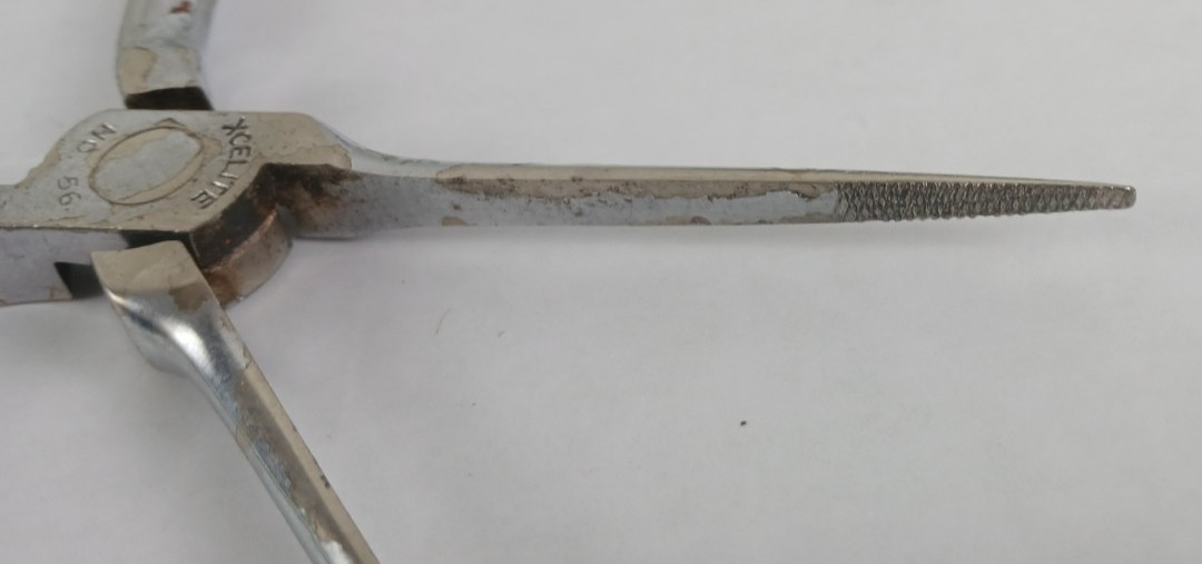 (Vintage) XCELITE #56 Small Steel Needle Nose Pliers 6 1/4″
