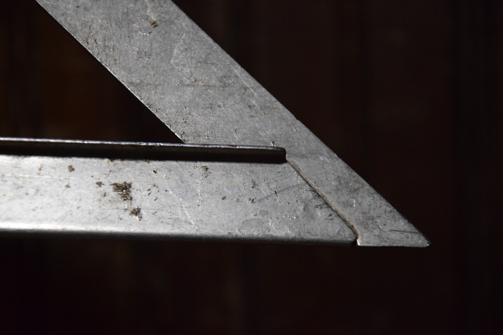 FOX’S MITER SQUARE 9″ FRED G. BREUL TOOL WORKS VINTAGE STEEL 1929 BRIDGEPORT USA