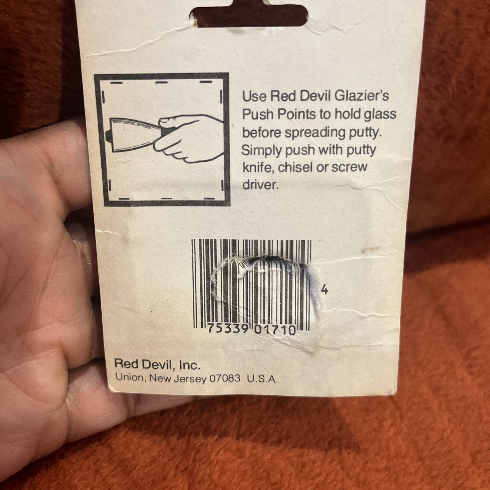 Vintage Red Devil Push Points